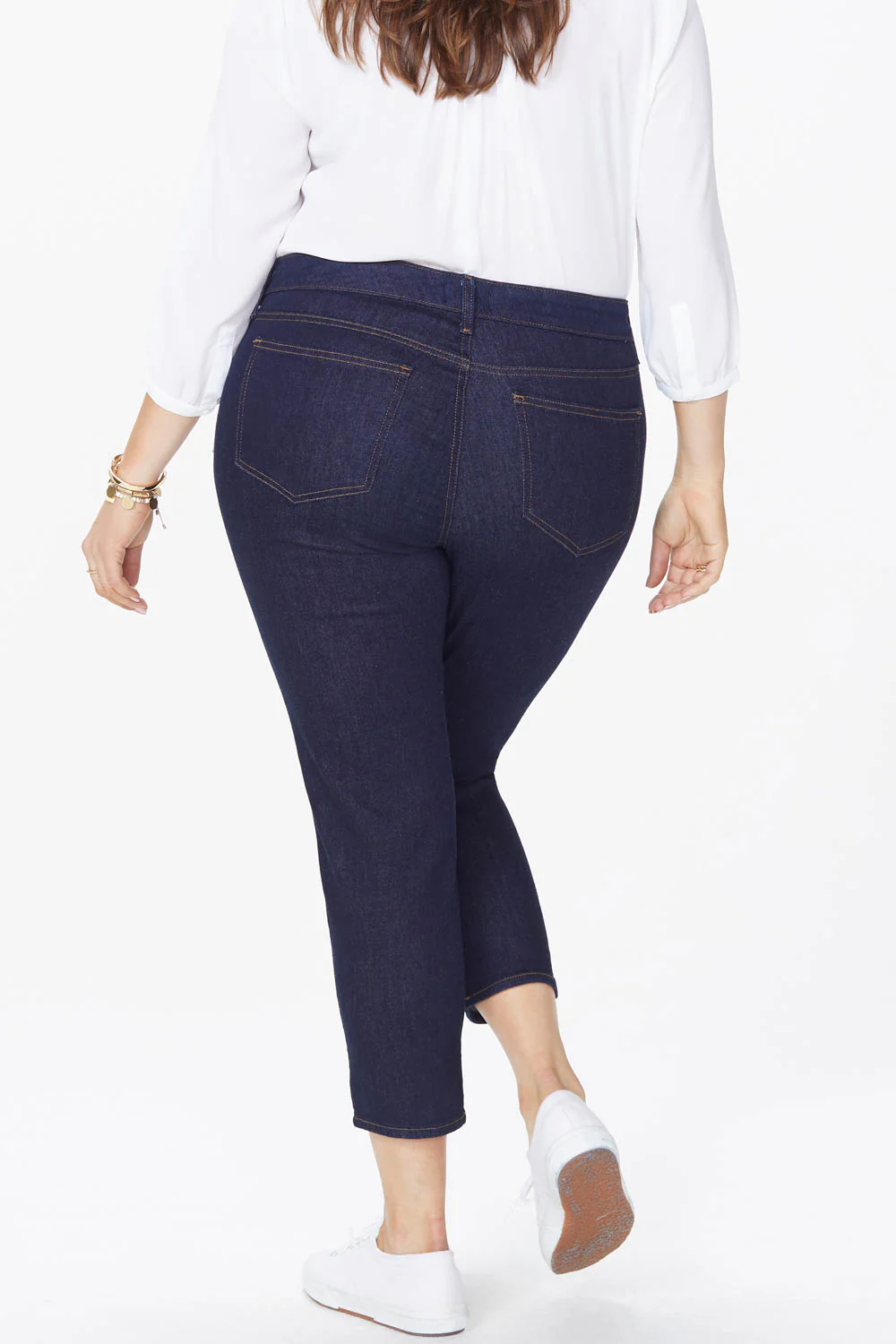 Alina Skinny Ankle Jeans In Plus Size - Rinse - Image 3