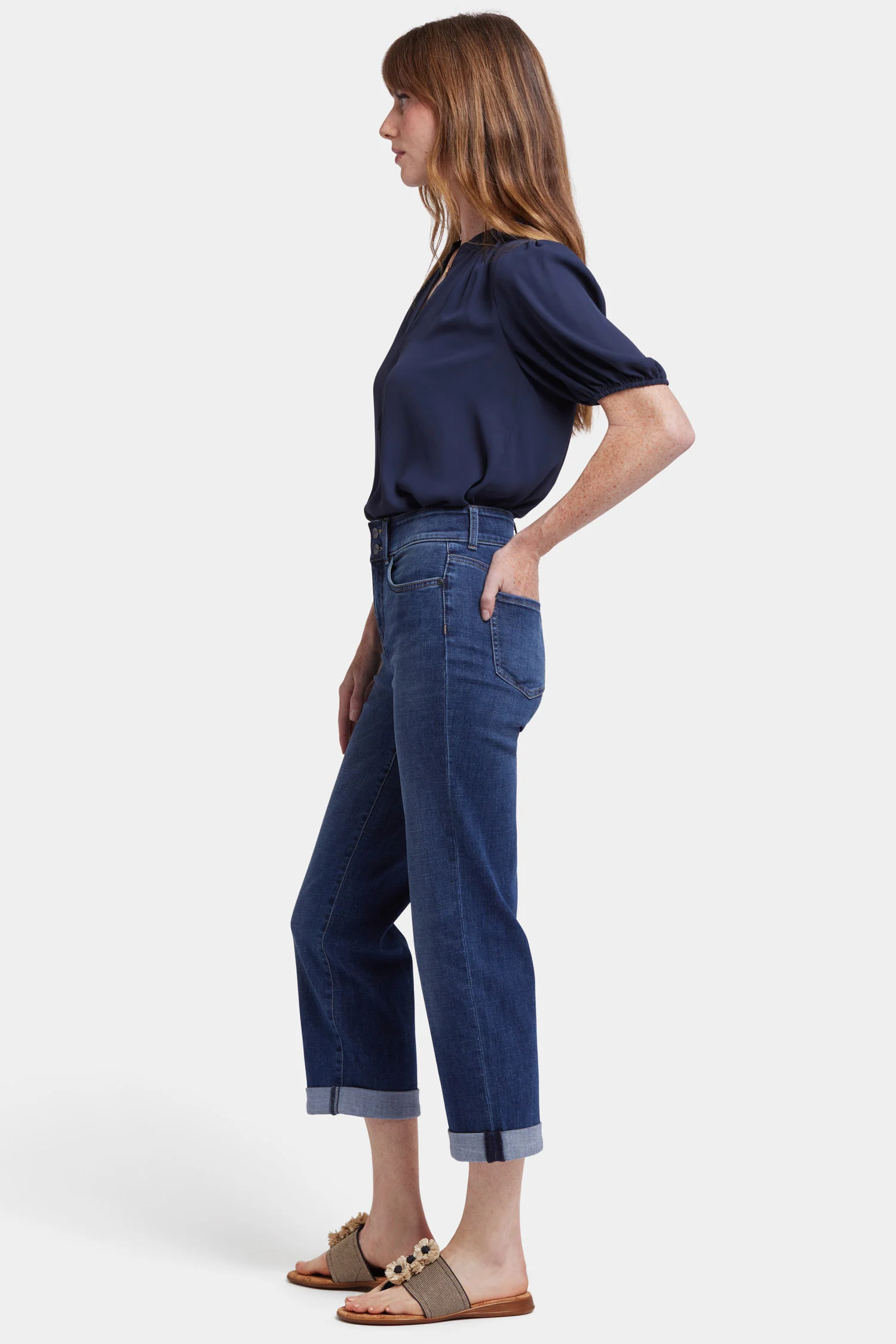 Bailey Relaxed Straight Crop Jeans - Asturia Shore - Image 6