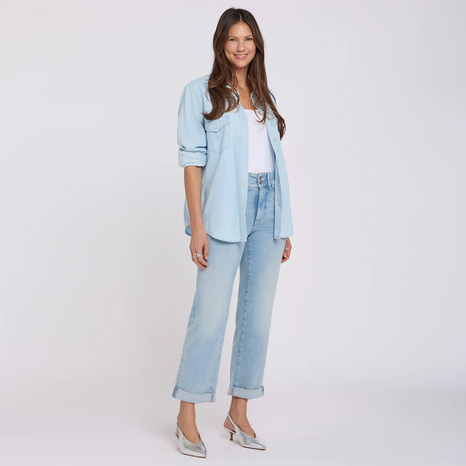 Bailey Relaxed Straight Crop Jeans - Keys View - Image 6