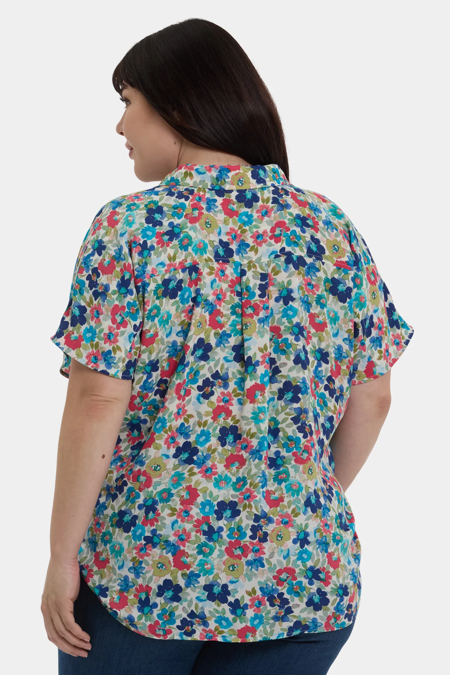 Becky Short Sleeved Blouse In Plus Size - Cala Gracio - Image 2