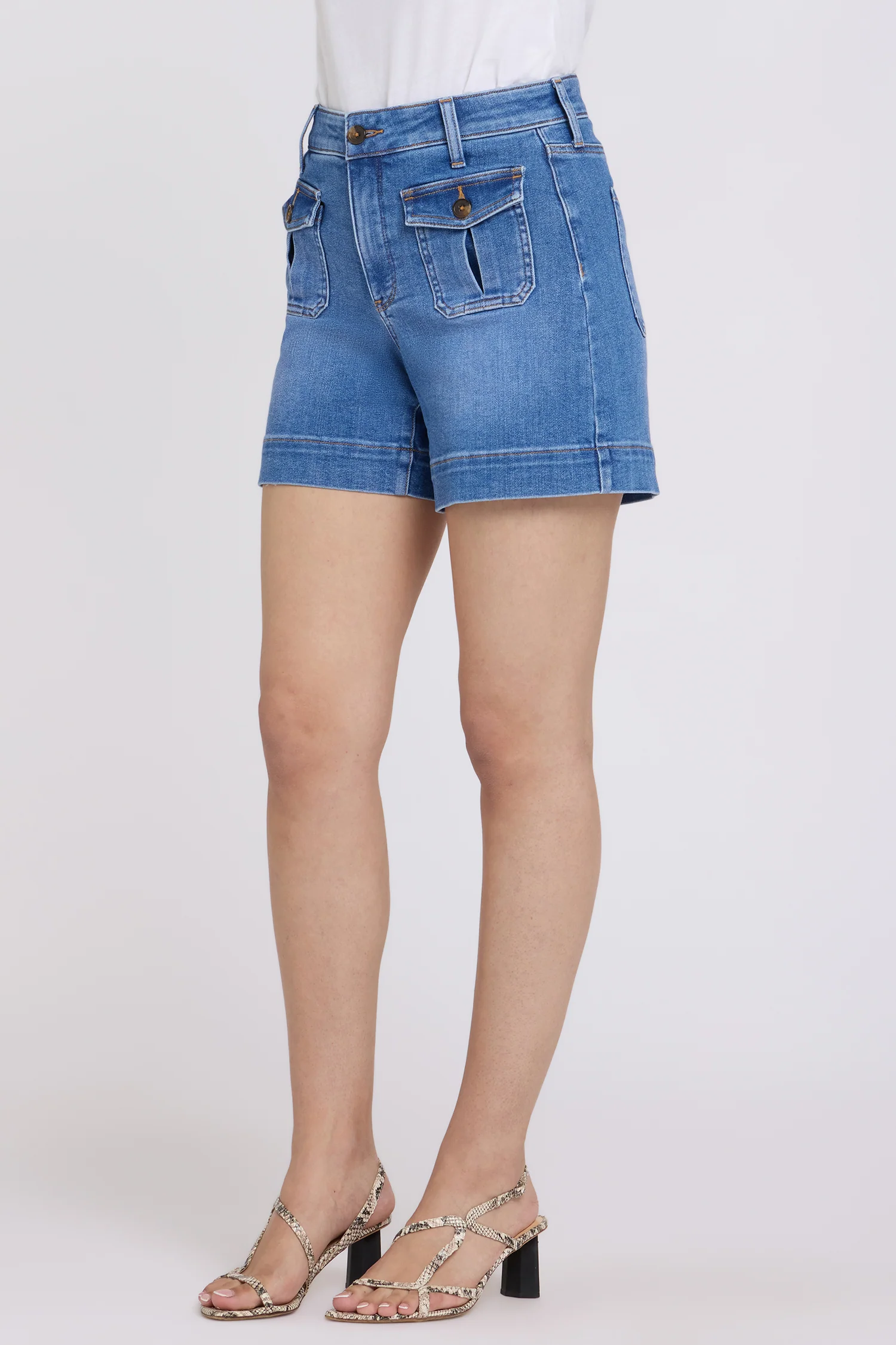 Berkyn Relaxed Denim Shorts - Blue Paradise - Image 3