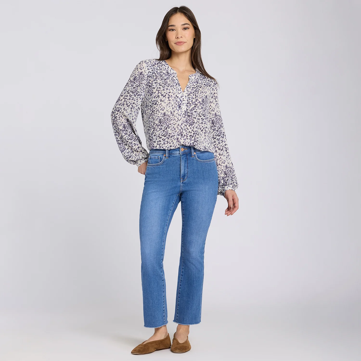 Billie Mini Bootcut Ankle Jeans - Blue Paradise - Image 7