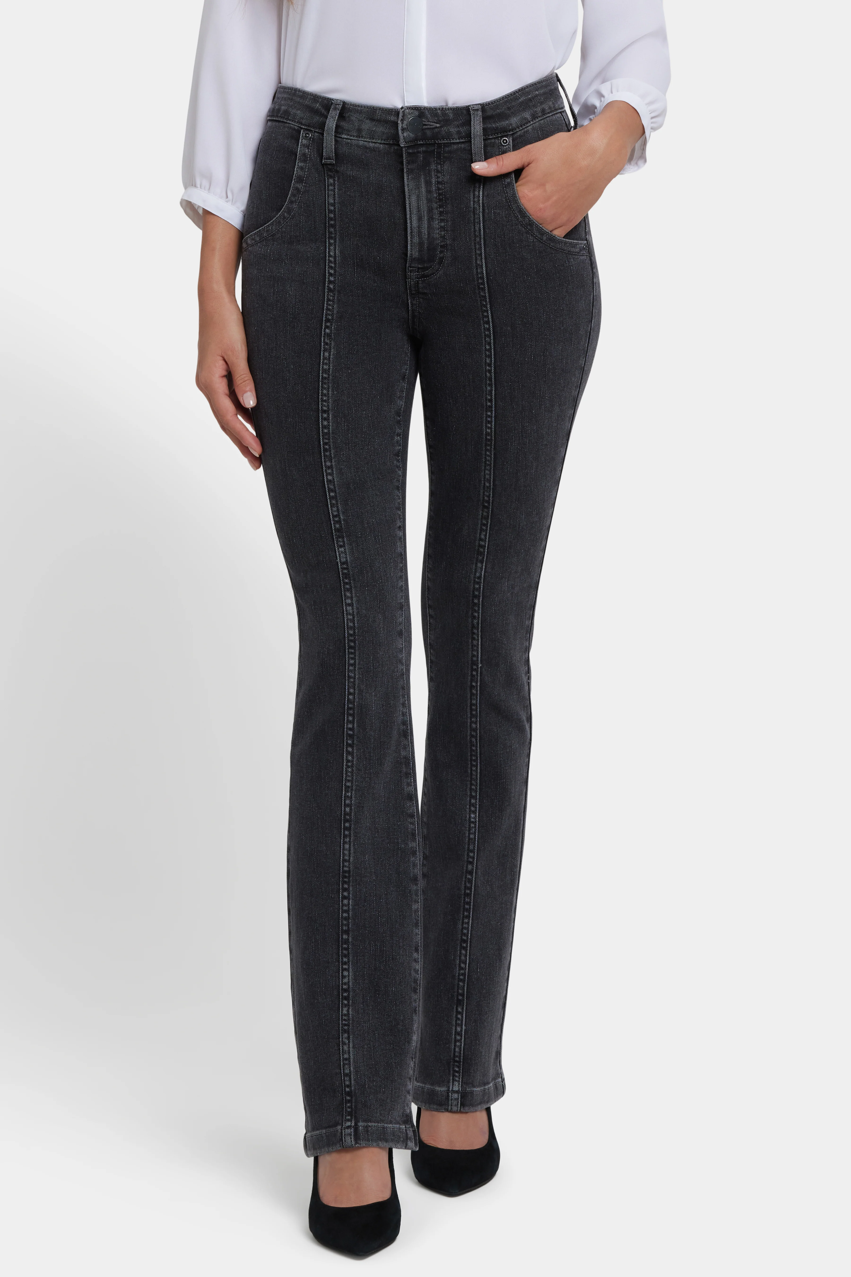 Billie Mini Bootcut Jeans - Slate Stone - Image 4