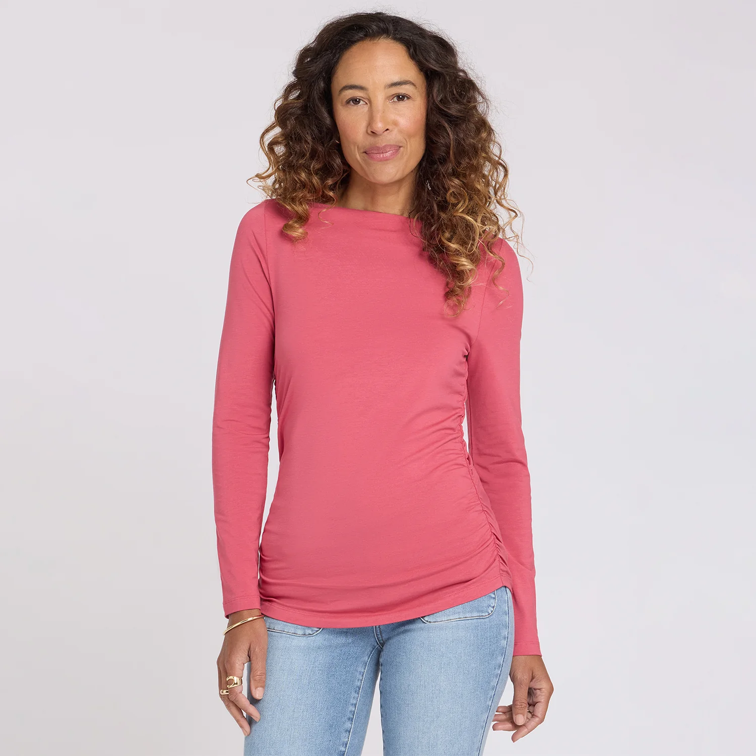Boatneck Knit Top - Chrysanthemum - Image 6