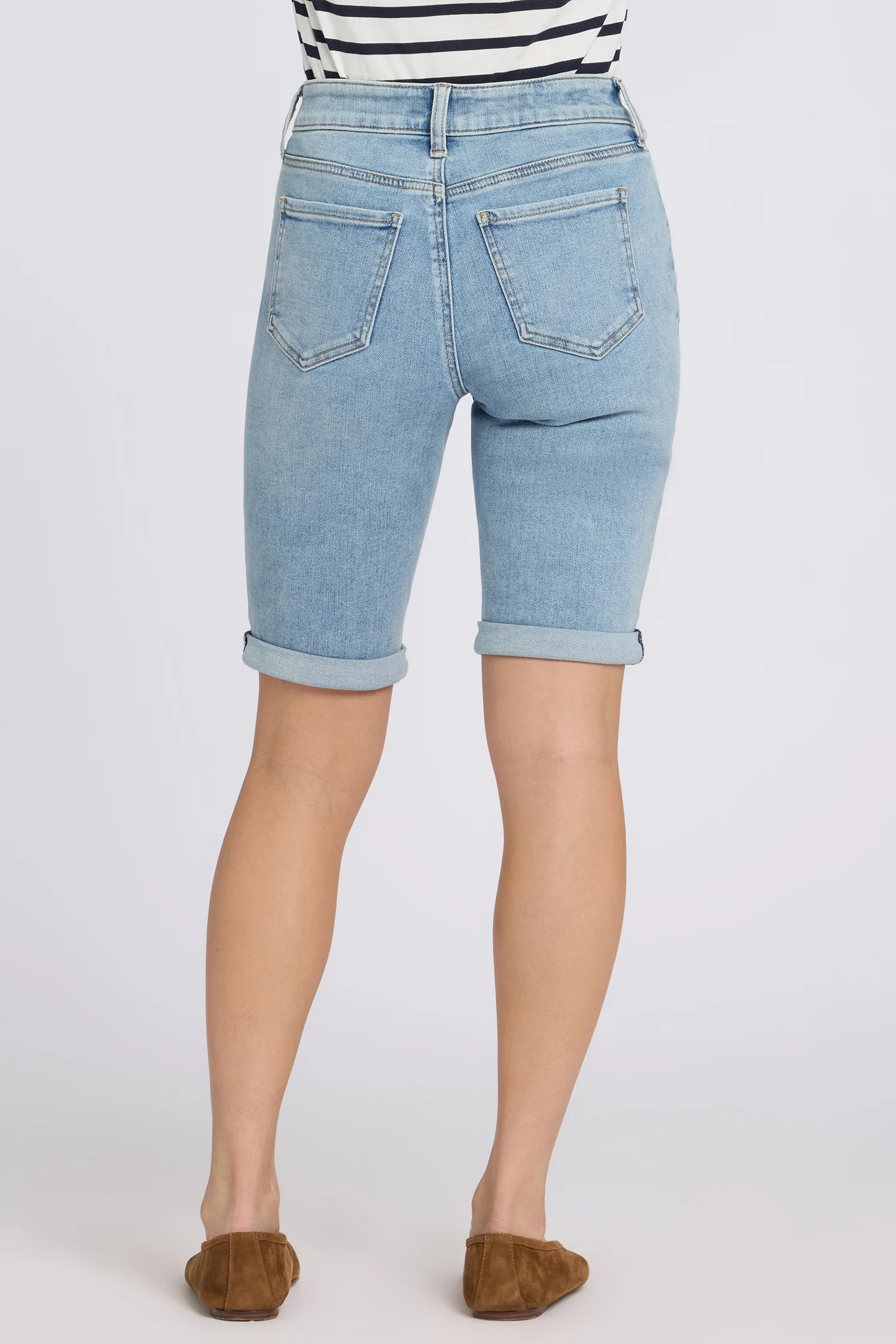 Briella 11 Inch Denim Shorts - Mist Springs - Image 2