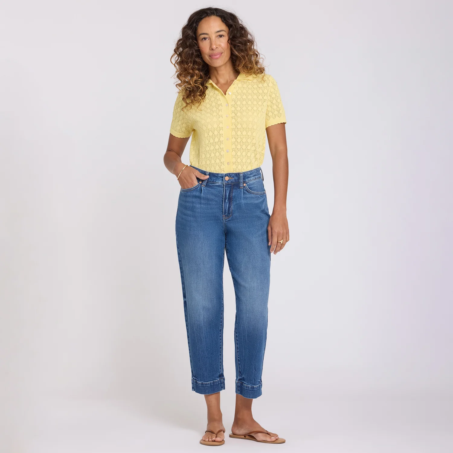 Carrot Ankle Jeans - Wild River - Image 6