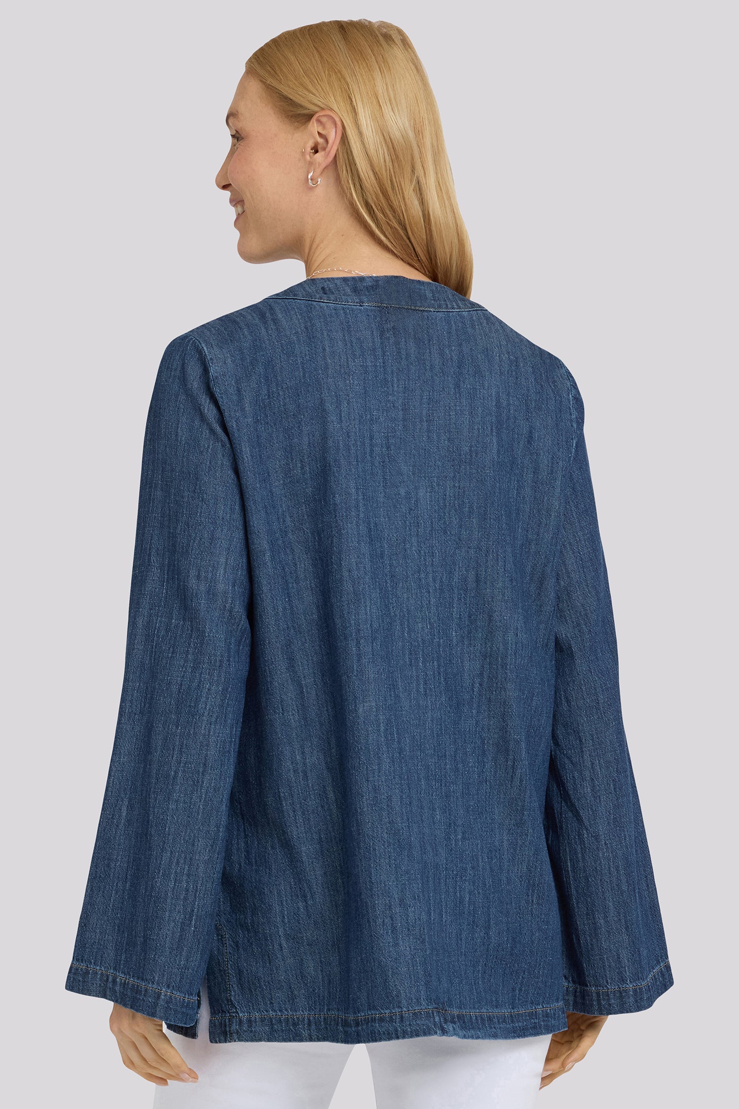 Denim Tunic - Medium Indigo - Image 6