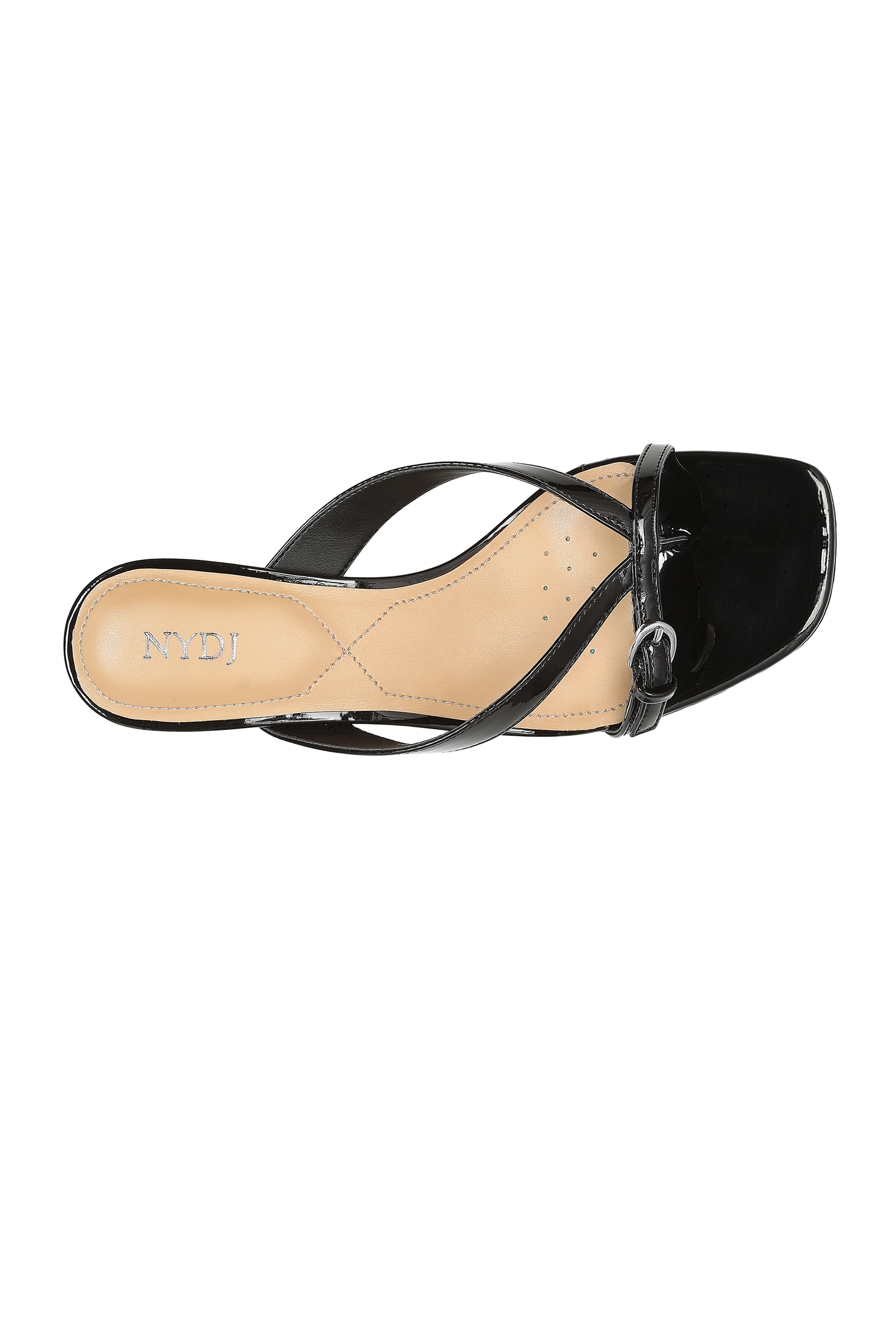 Glam Block Heel Sandals - Black - Image 4