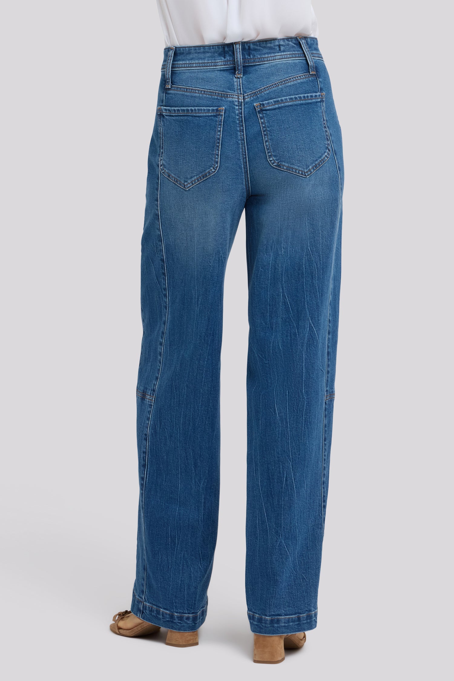 Gracie Wide Leg Jeans - Wild River - Image 3