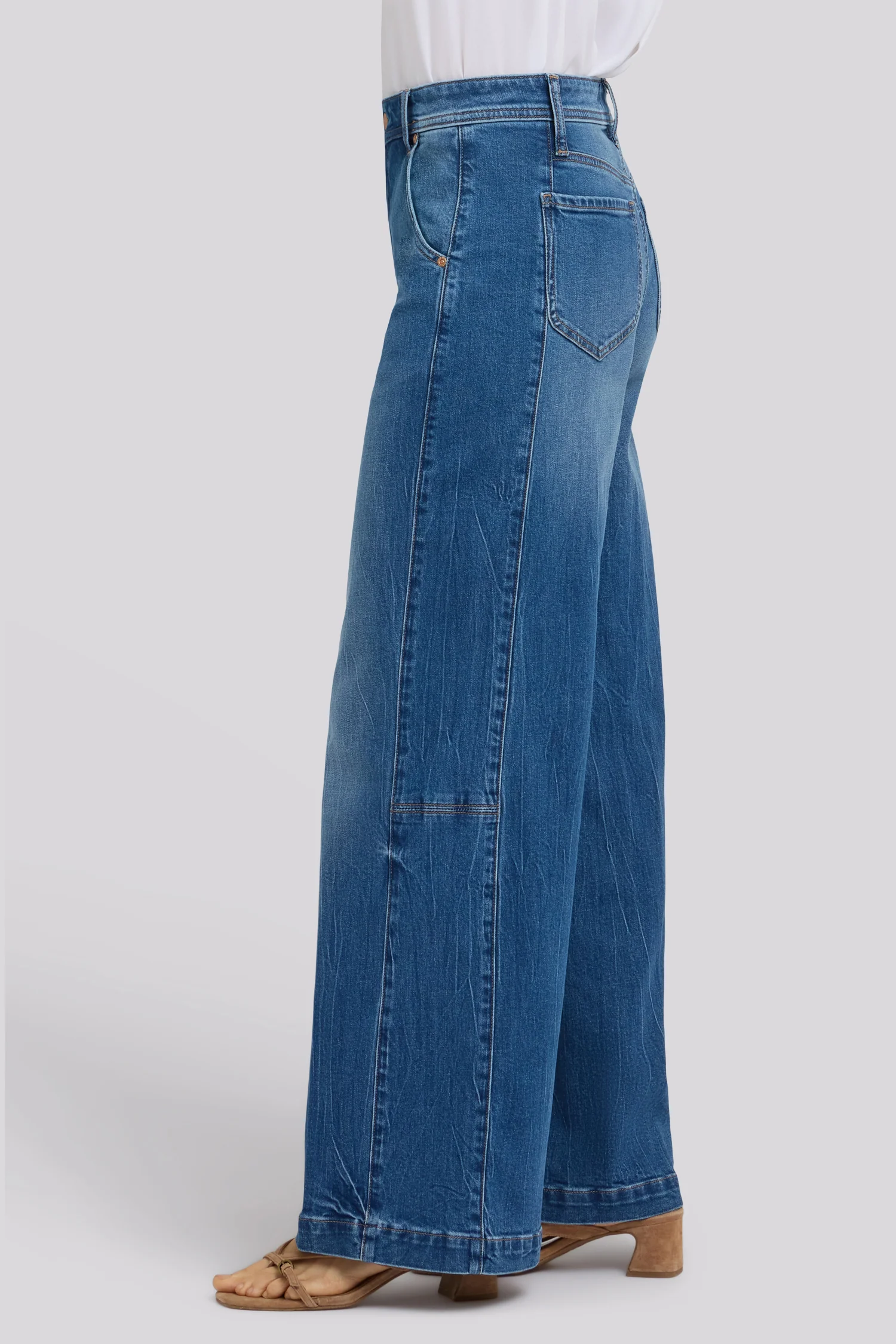 Gracie Wide Leg Jeans - Wild River - Image 4