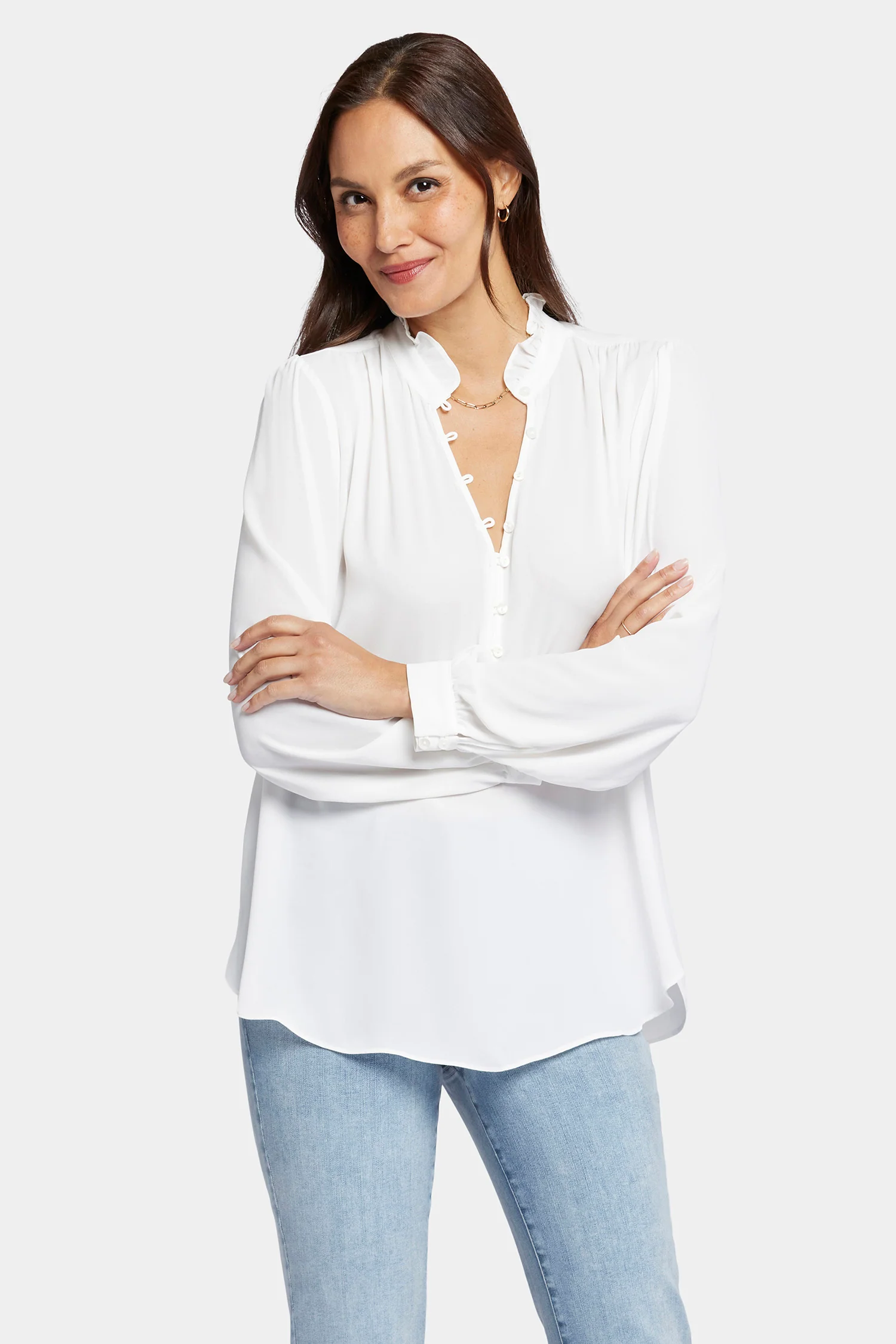 Hannah Blouse - Optic White - Image 2