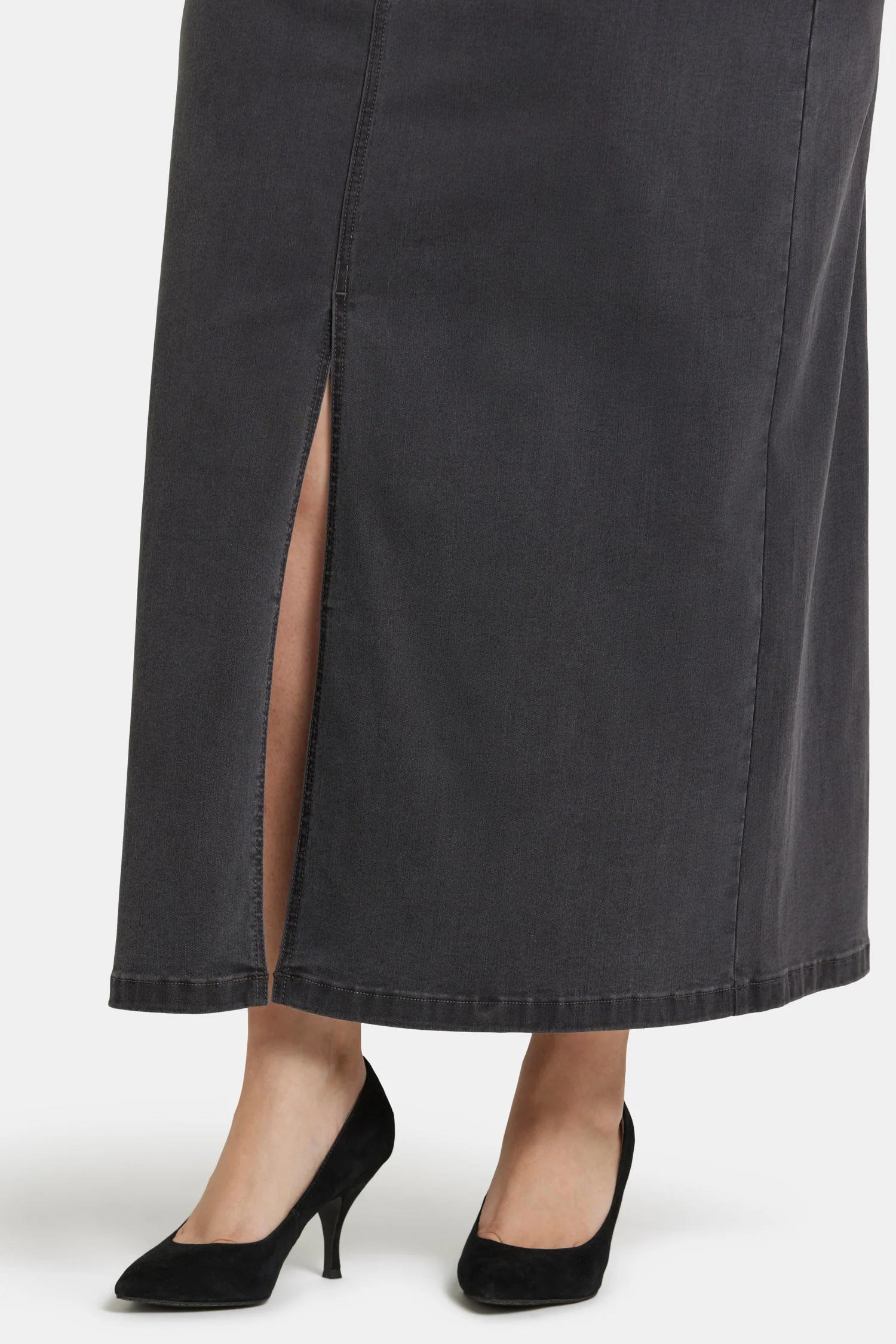 High Rise Long Skirt In Plus Size - Cloud Stone - Image 6