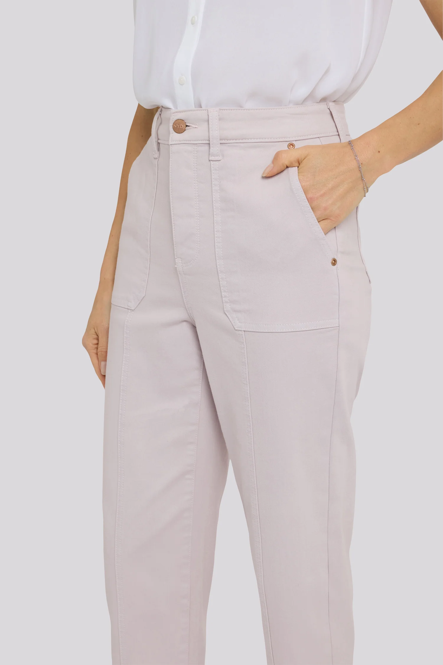 Kasey Stovepipe Ankle Jeans - Rock Flower - Image 5