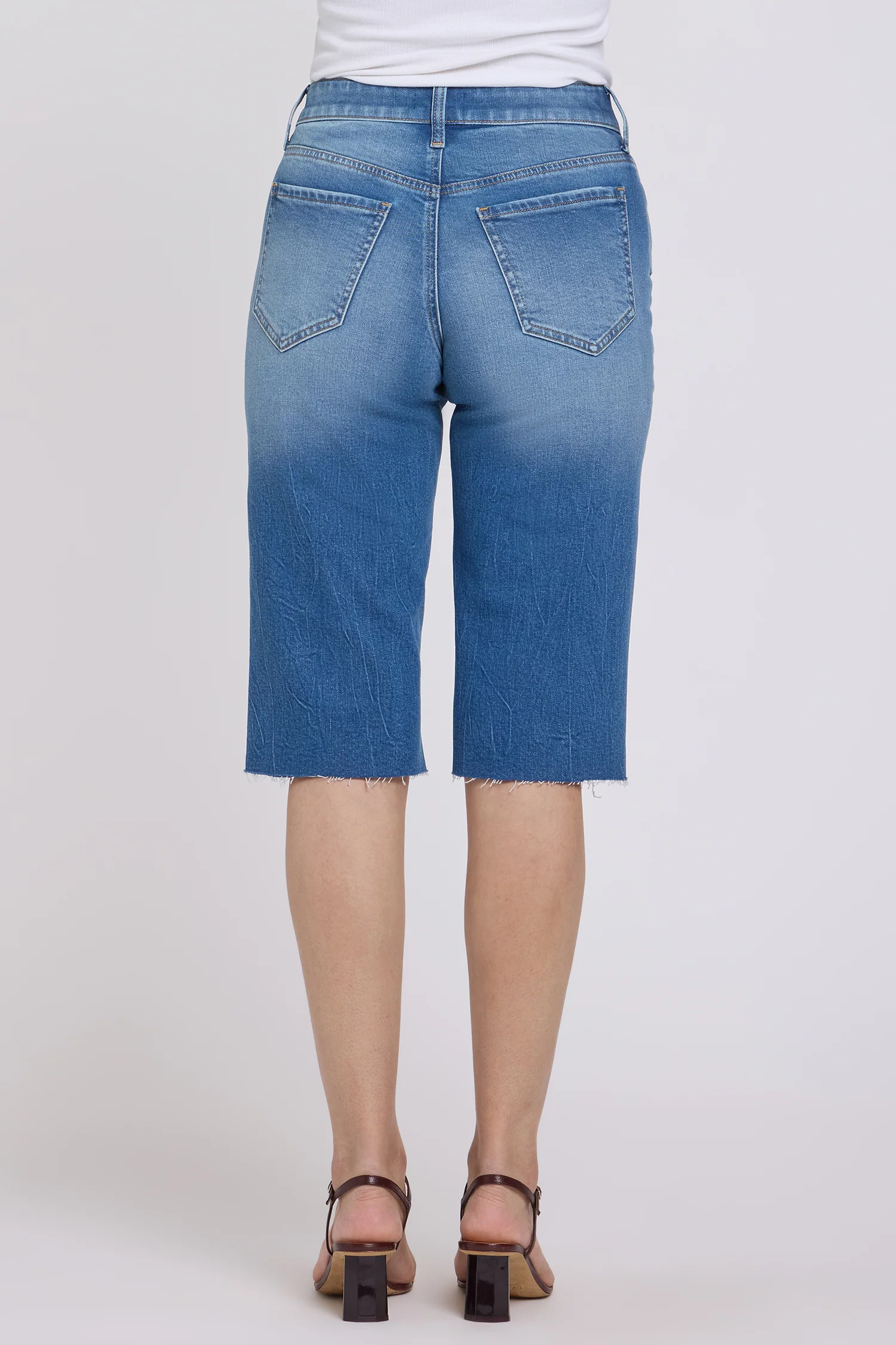 Kristie '80s Bermuda Denim Shorts - Pacifica - Image 3