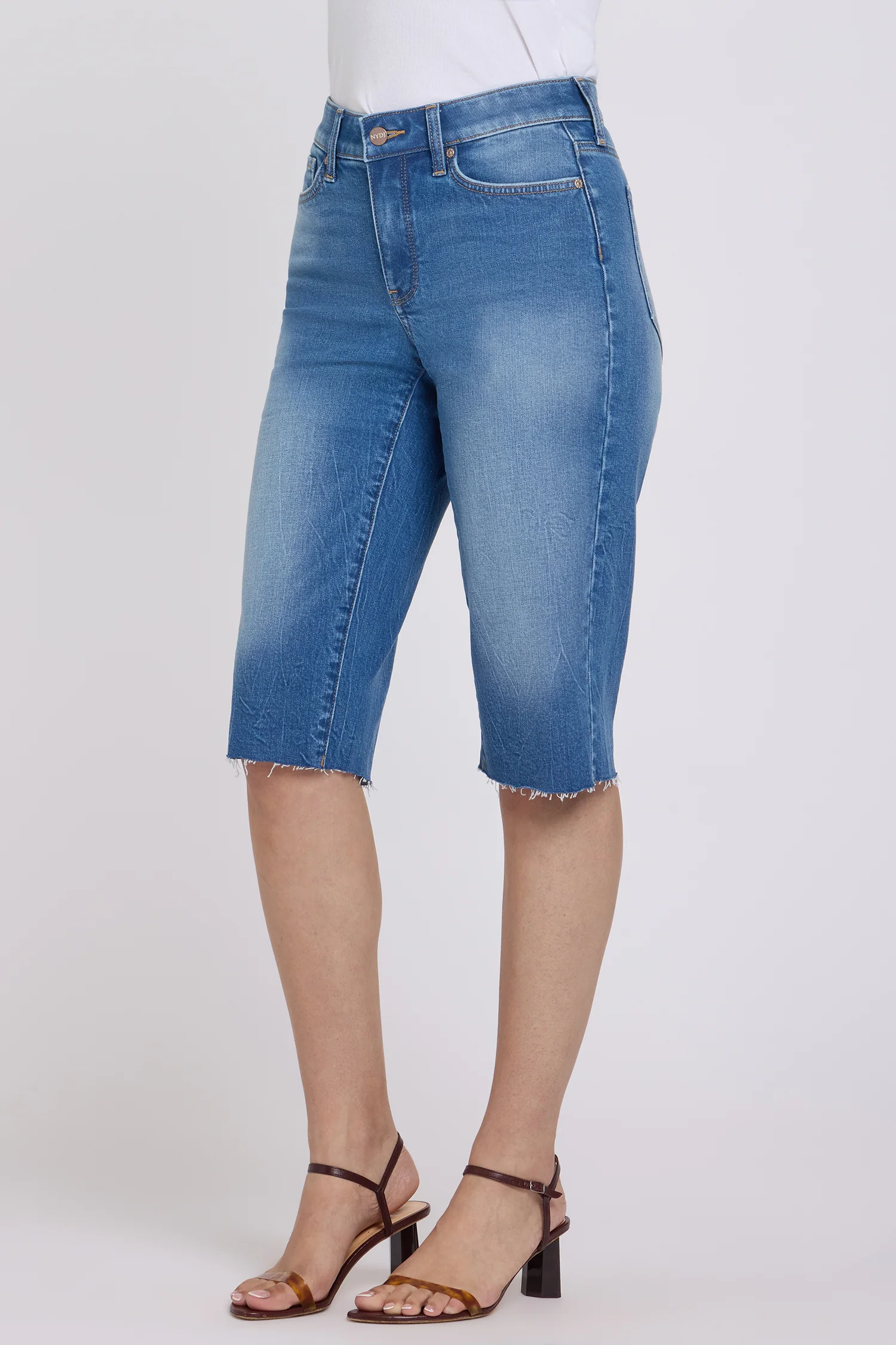 Kristie '80s Bermuda Denim Shorts - Pacifica - Image 4