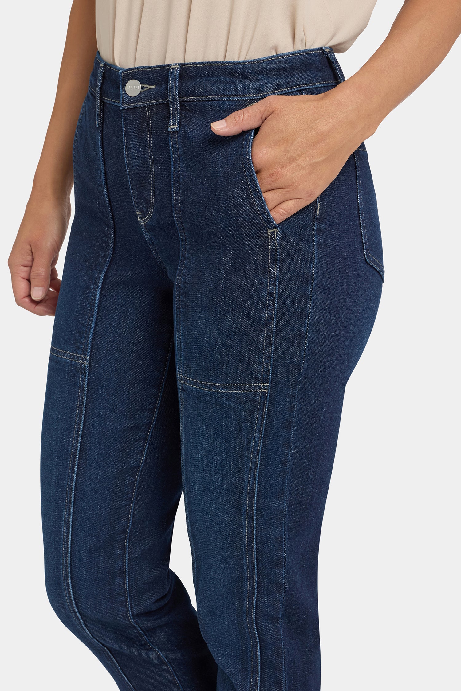 Margot Girlfriend Jeans In Petite - Midnight Breeze - Image 2