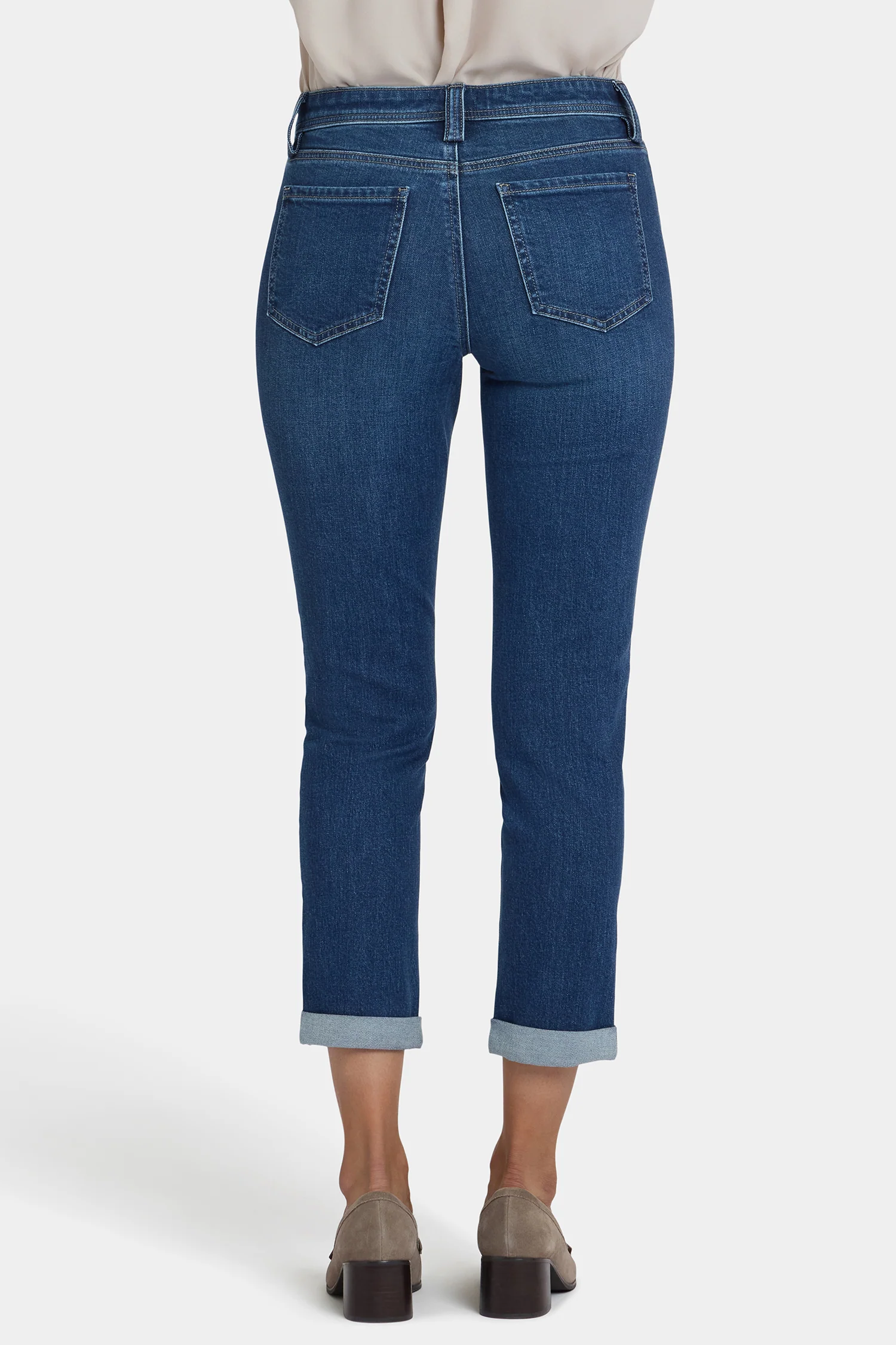 Margot Girlfriend Jeans In Petite - Vintage Lapis - Image 3