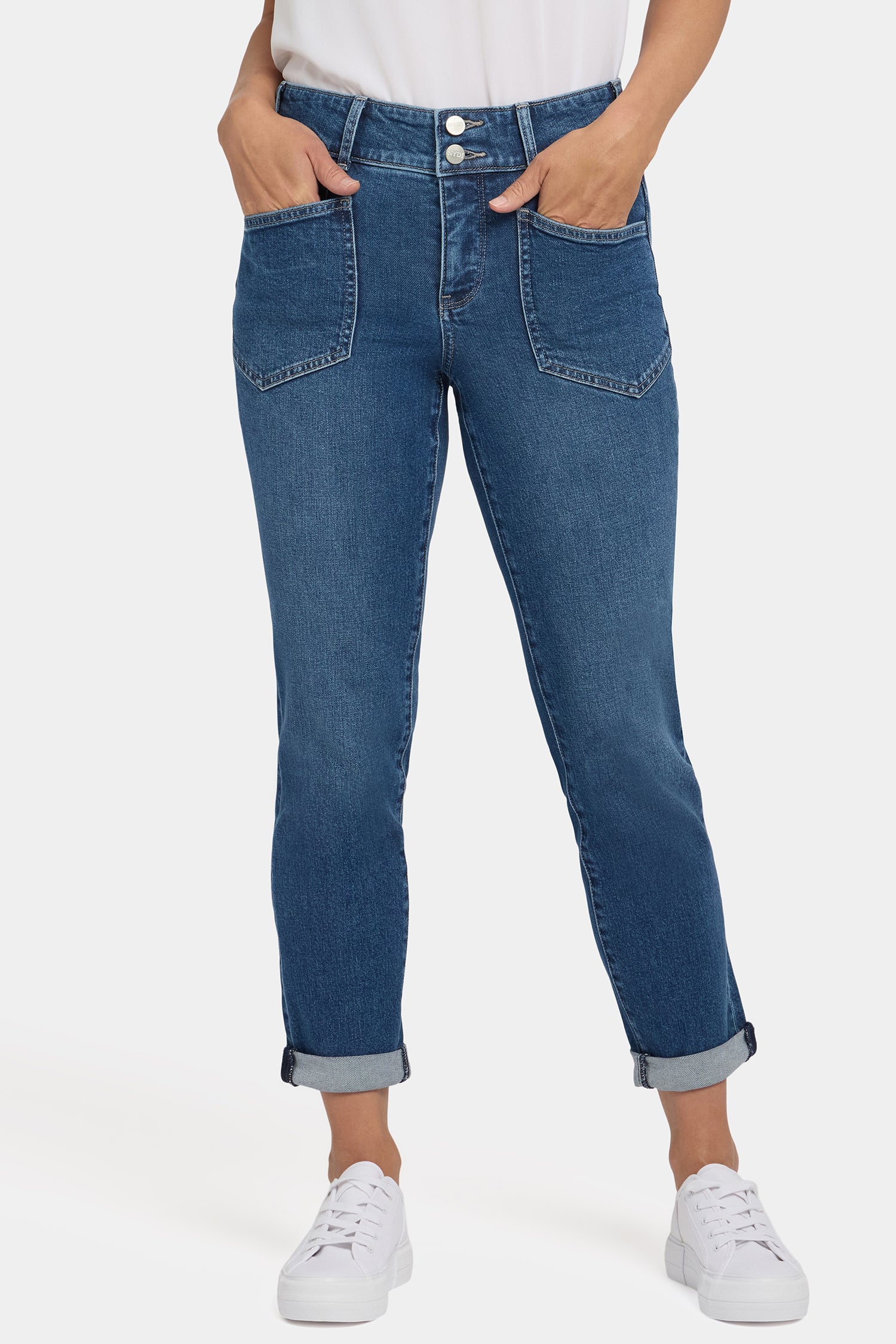 Margot Girlfriend Jeans - Lake Notre-Dame - Image 5