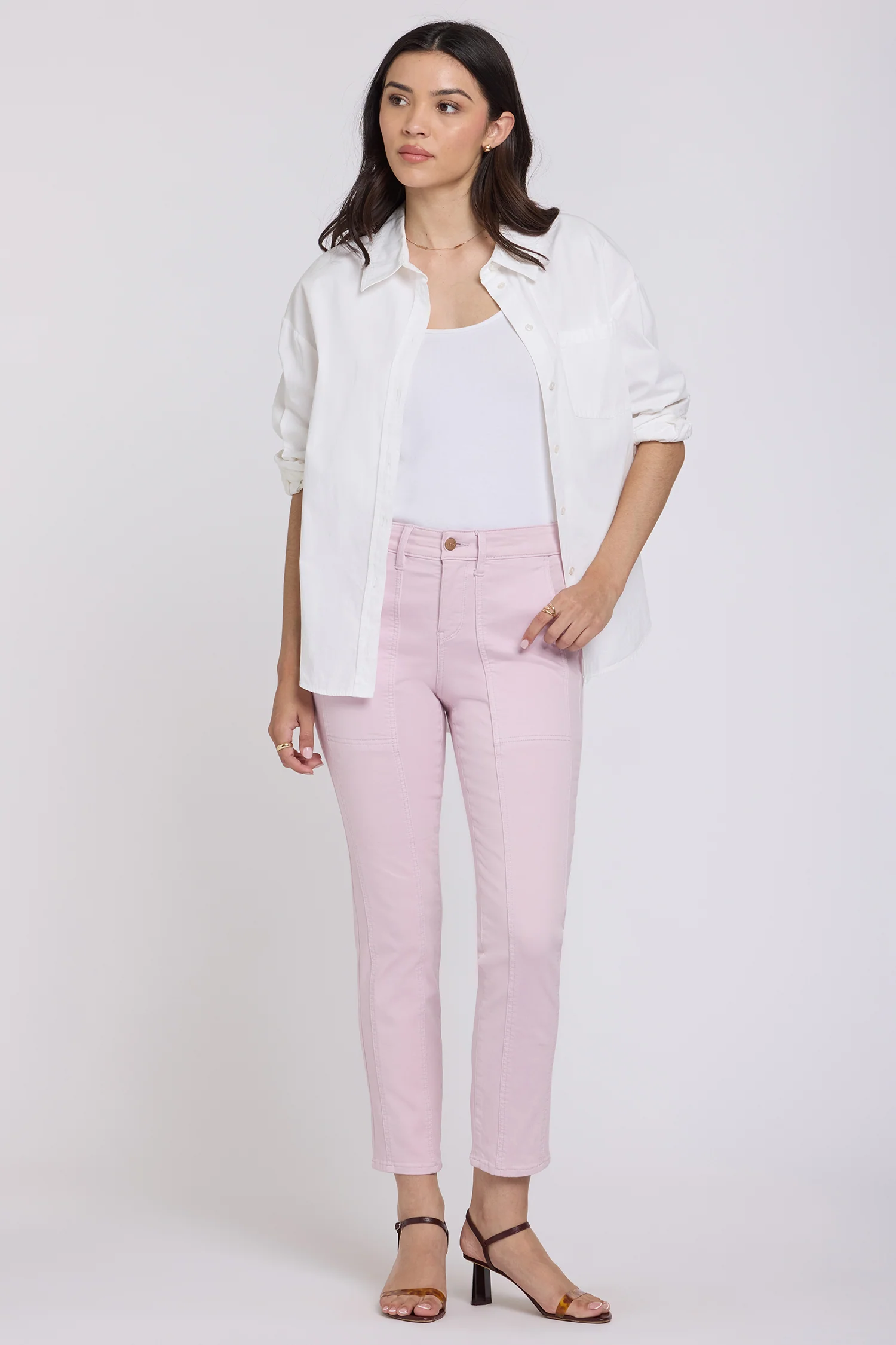 Margot Girlfriend Jeans - Light Lilac
