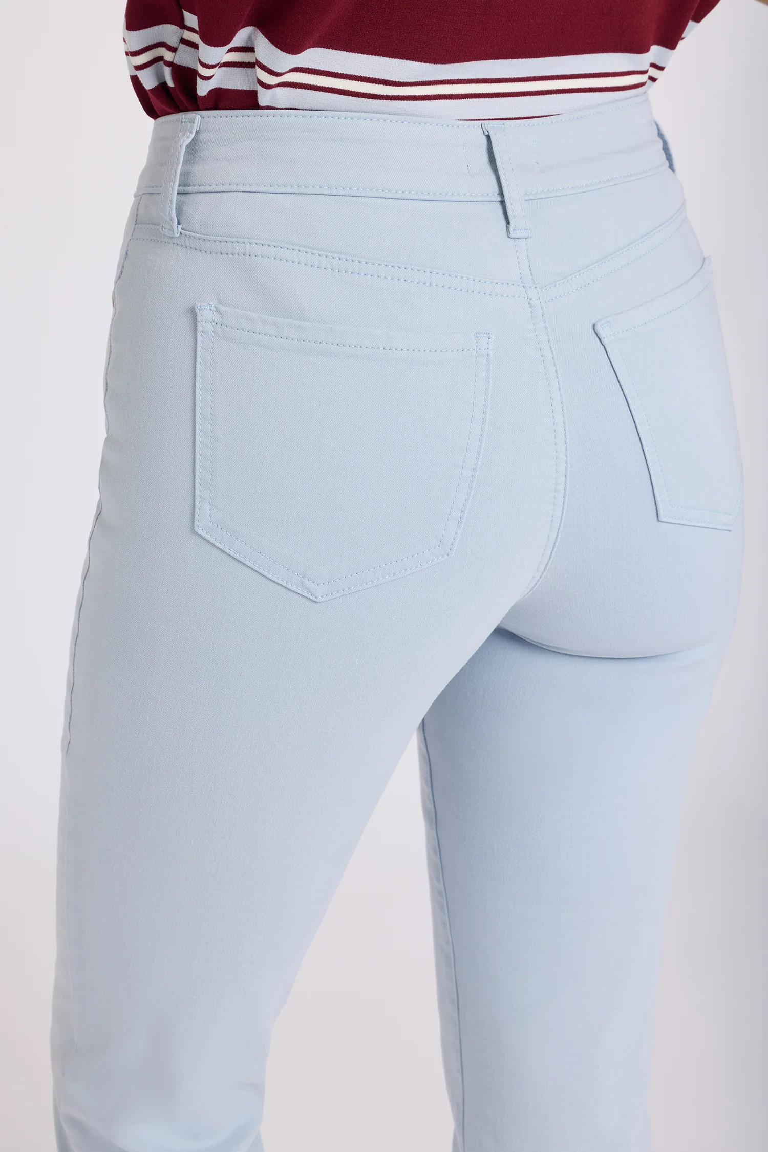 Marilyn Straight Ankle Jeans - Blue Clover - Image 5