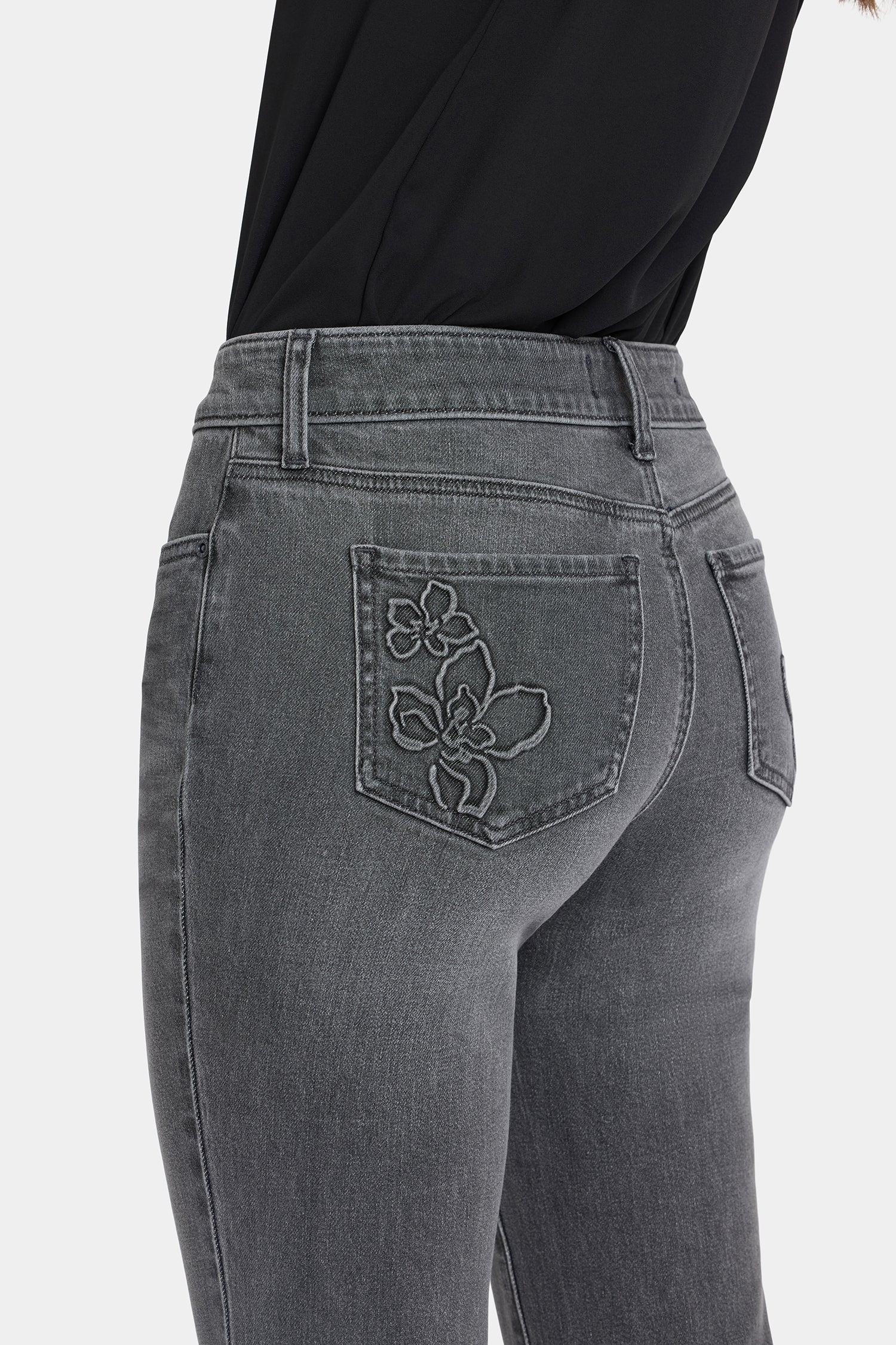 Marilyn Straight Ankle Jeans - Dusty Ash - Image 2