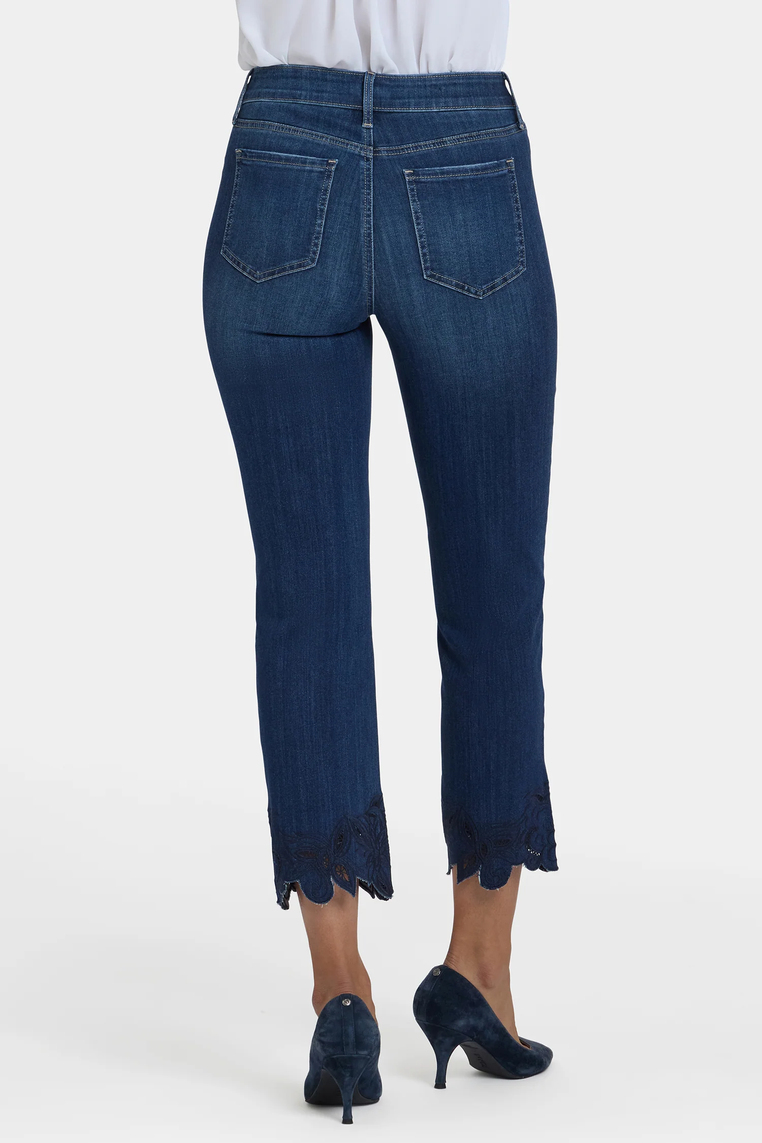 Marilyn Straight Ankle Jeans In Petite - Wonderland - Image 2
