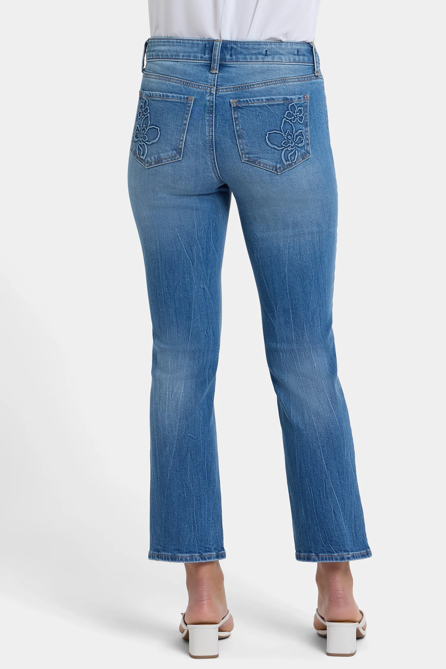 Marilyn Straight Ankle Jeans - Pacifica - Image 5