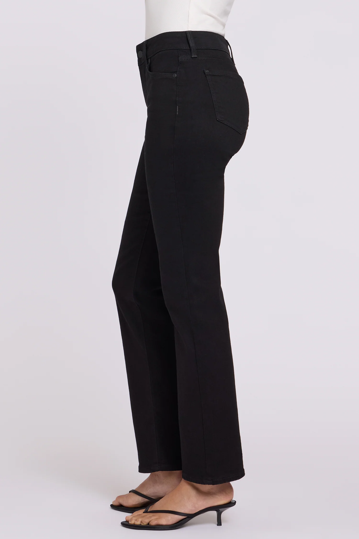 Marilyn Straight Jeans - Black - Image 3