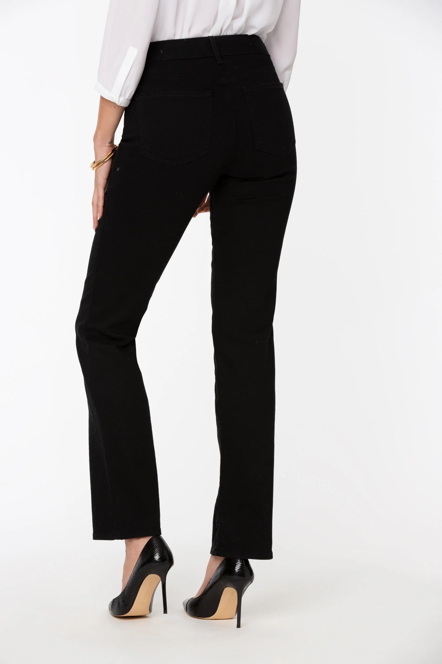 Marilyn Straight Jeans - Black - Image 6