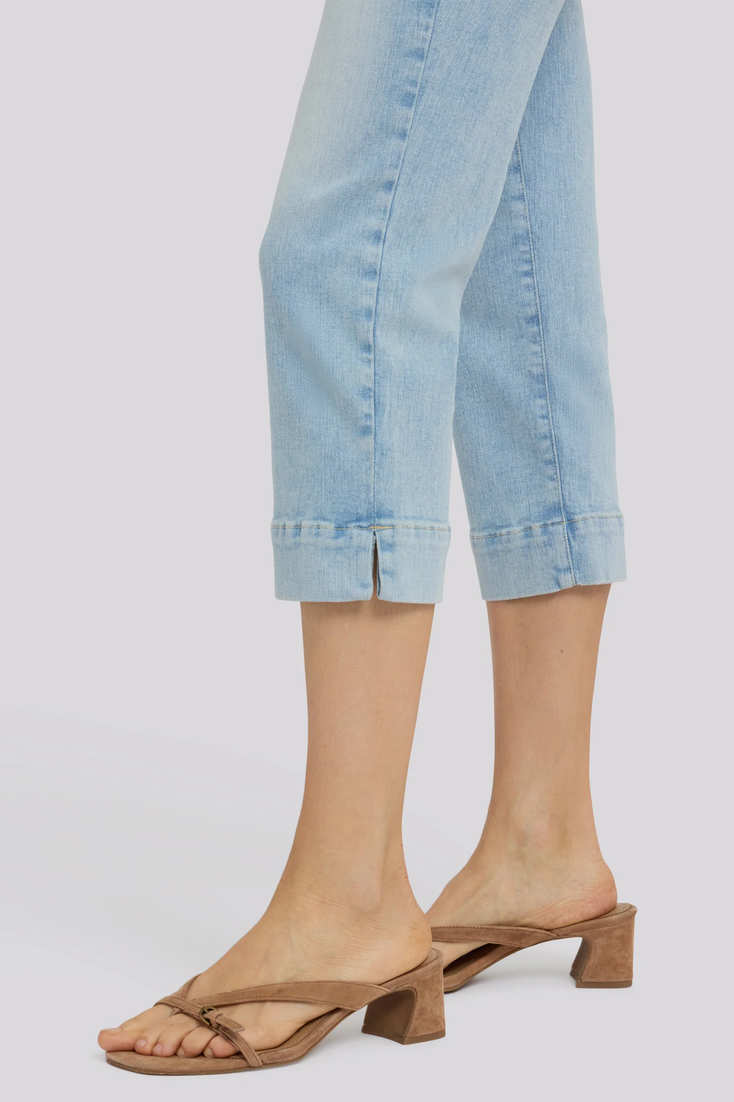 Marilyn Straight Crop Jeans - Keys View - Image 2