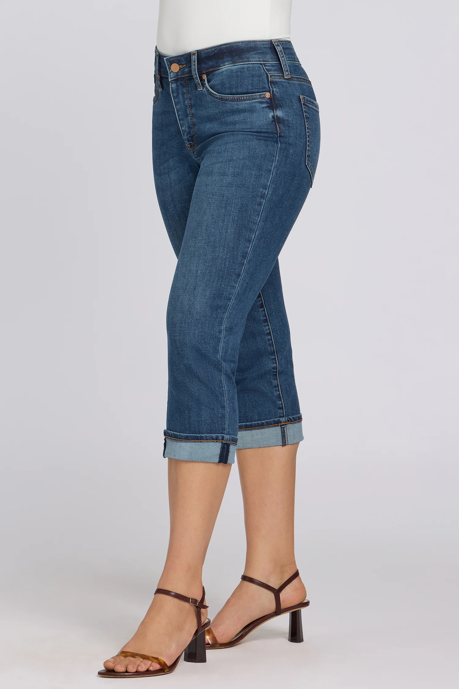 Marilyn Straight Crop Jeans - Sunset Villa - Image 3