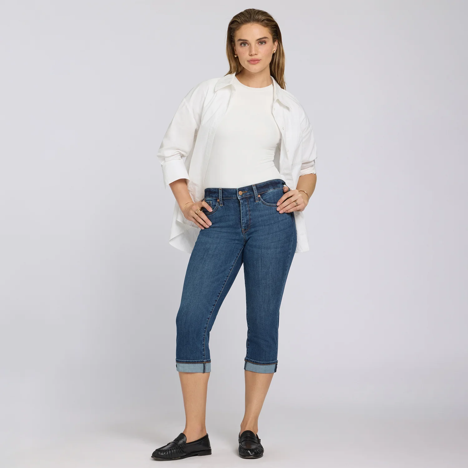 Marilyn Straight Crop Jeans - Sunset Villa - Image 8