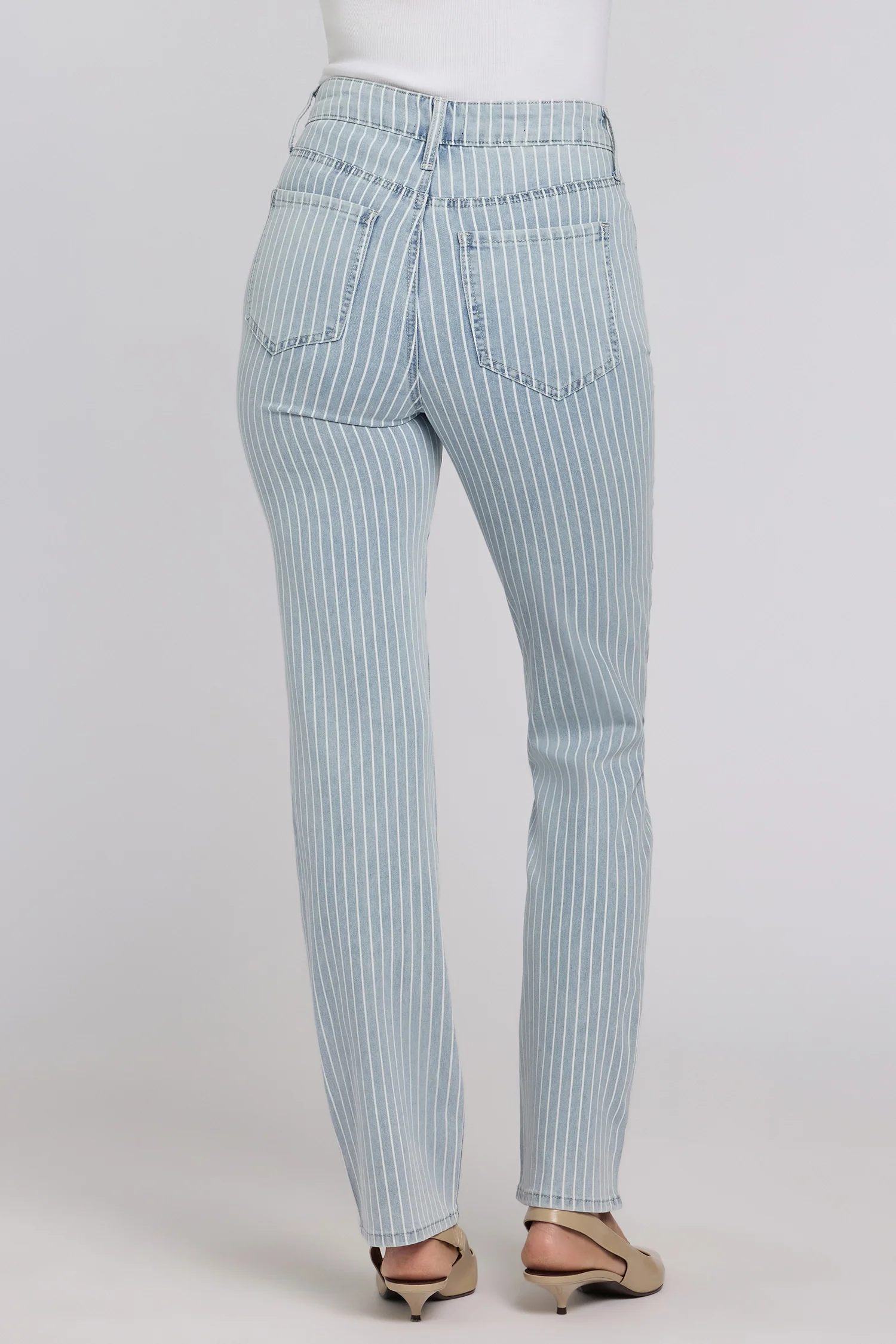 Marilyn Straight Jeans - Azure Stripe - Image 4