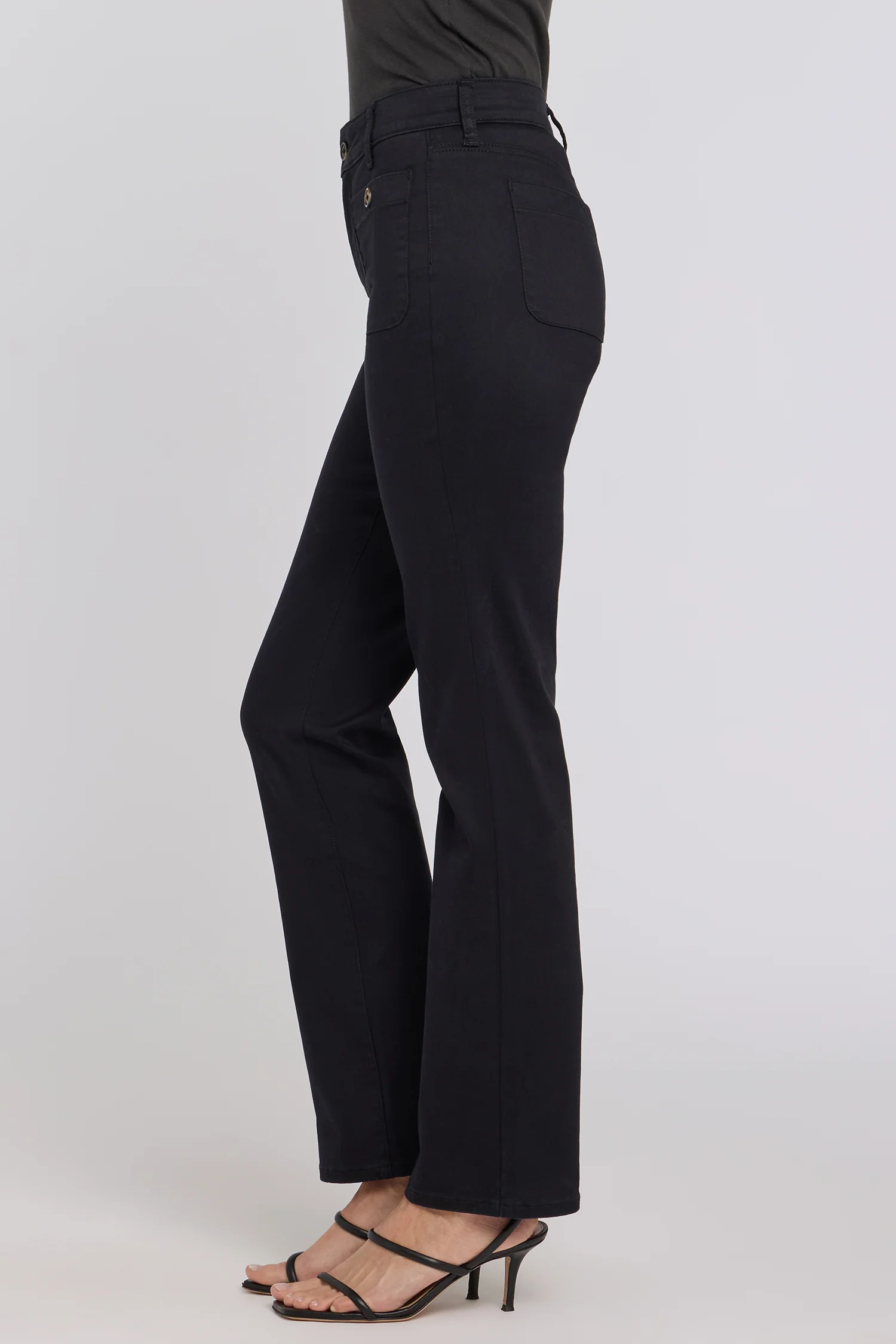 Marilyn Straight Jeans - Black - Image 3
