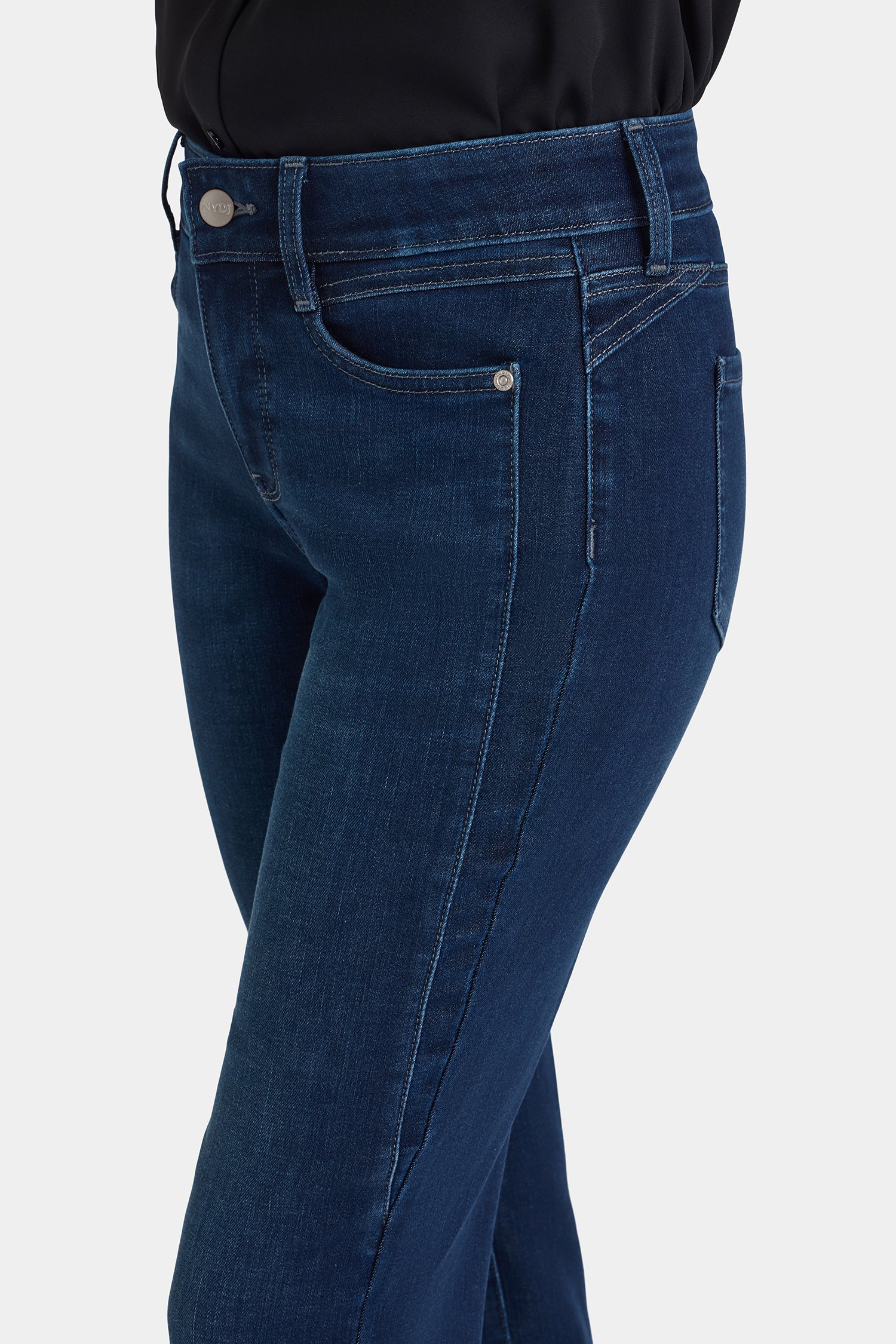 Marilyn Straight Jeans - Blackened Blue - Image 2