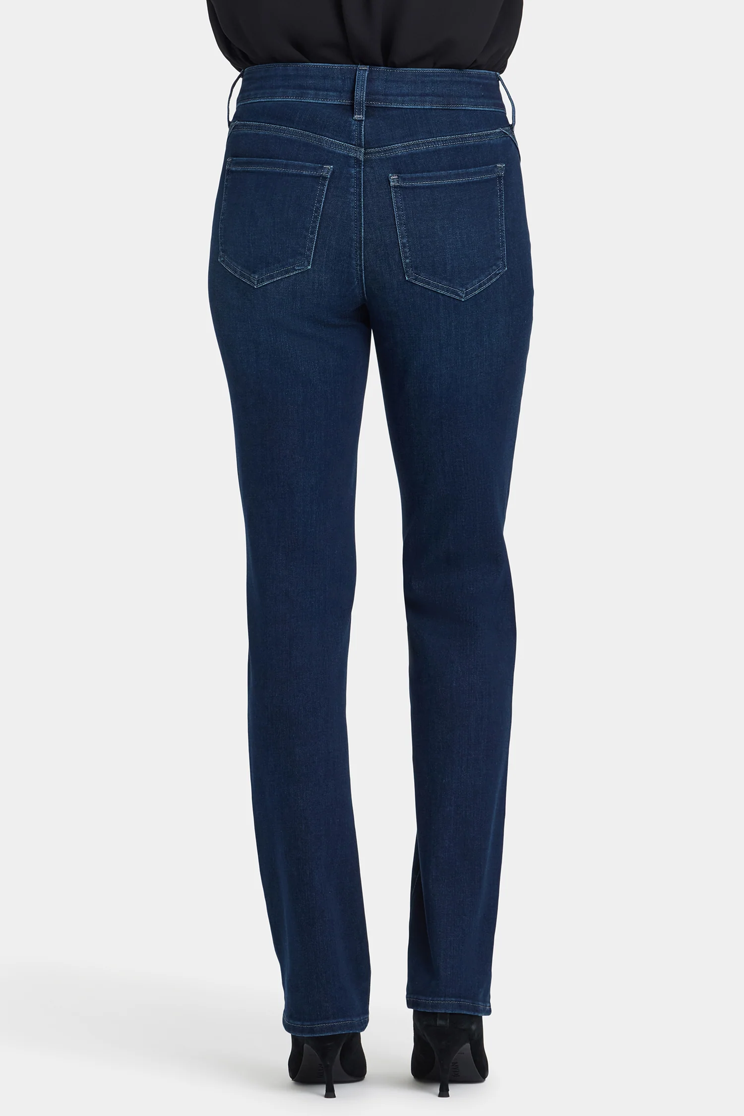 Marilyn Straight Jeans - Blackened Blue - Image 3