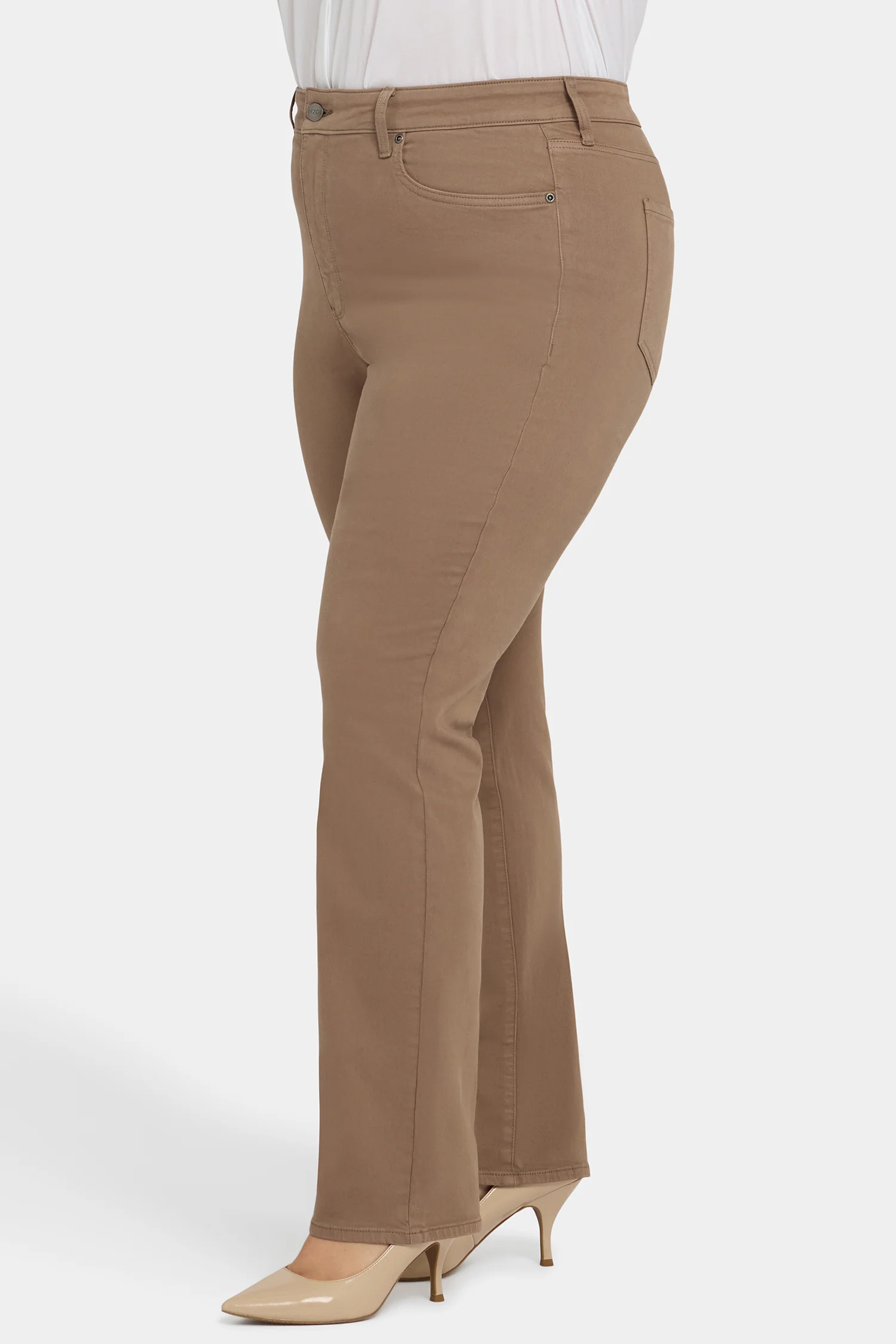 Marilyn Straight Jeans In Plus Size - Elmwood - Image 3