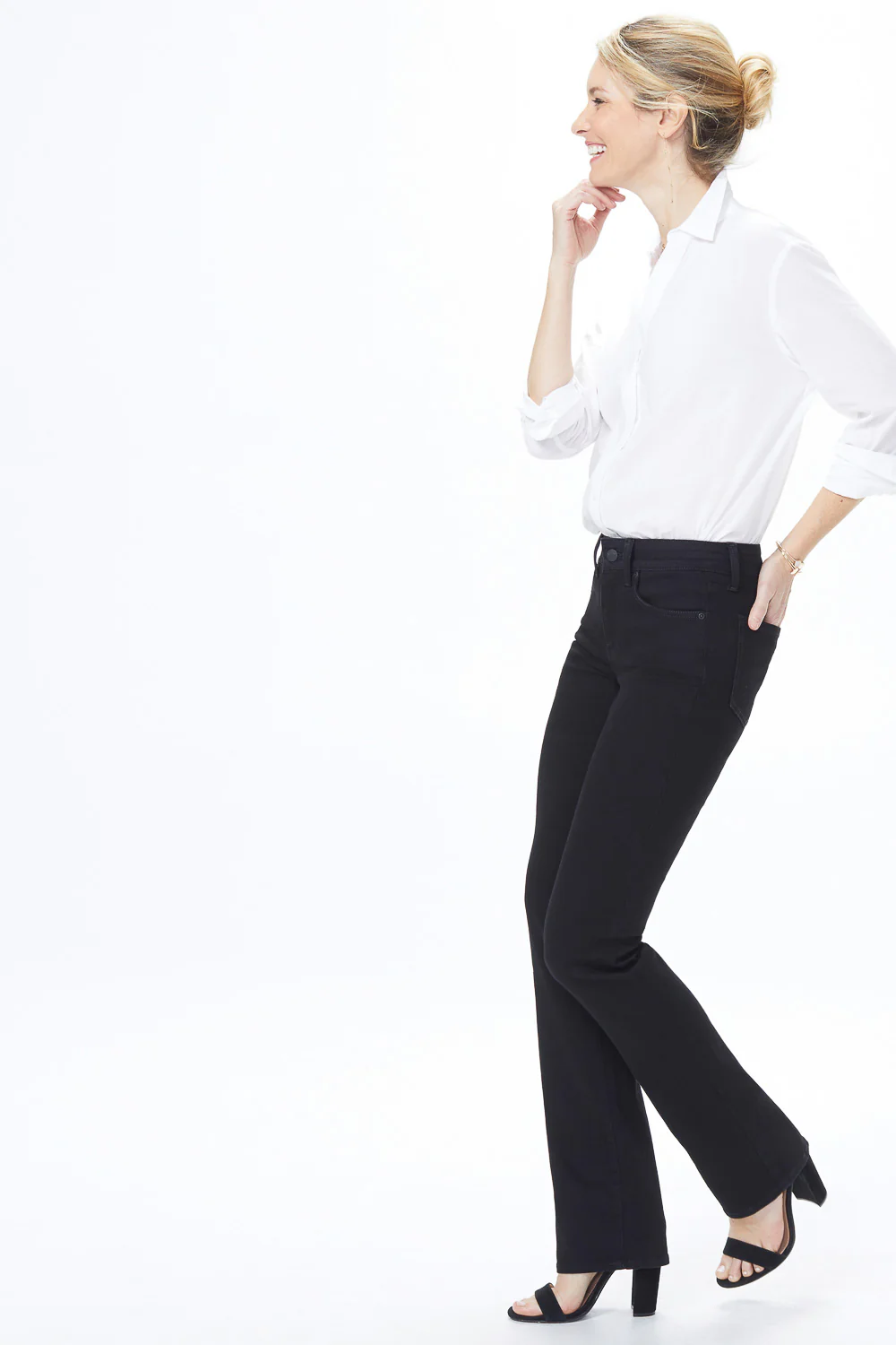 Marilyn Straight Jeans In Tall - Black - Image 3