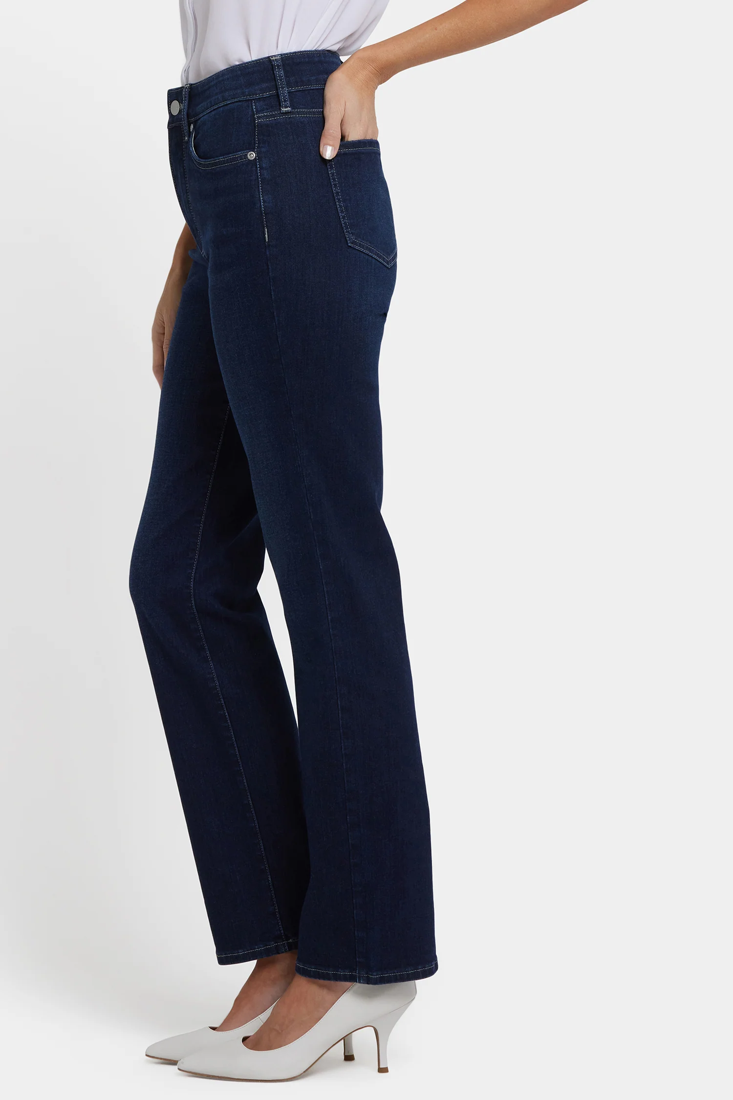 Marilyn Straight Jeans In Tall - Midnight Breeze - Image 4