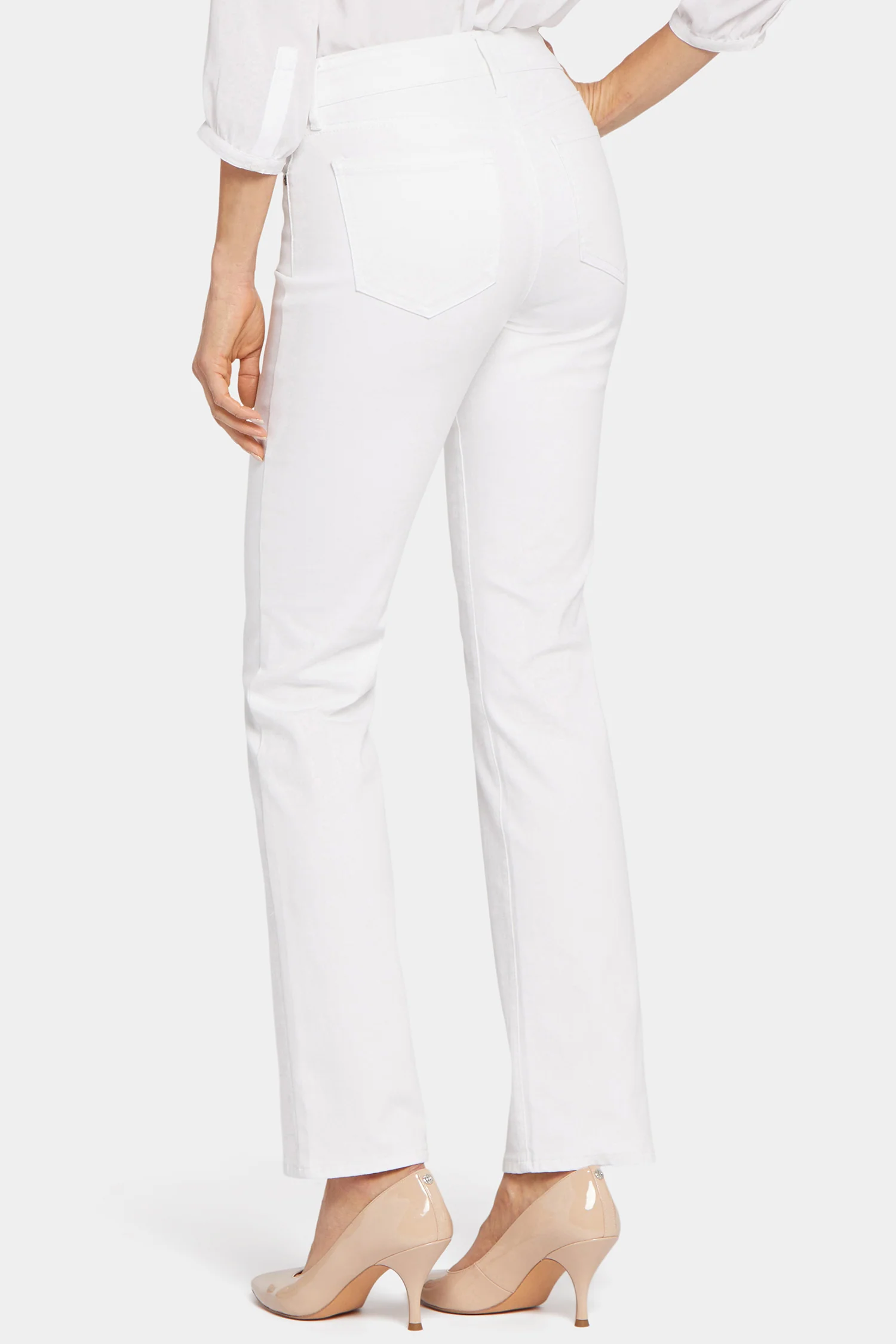 Marilyn Straight Jeans - Optic White - Image 3