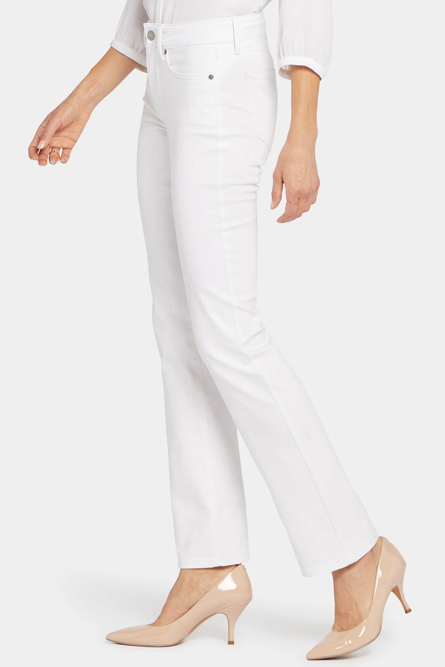 Marilyn Straight Jeans - Optic White - Image 4