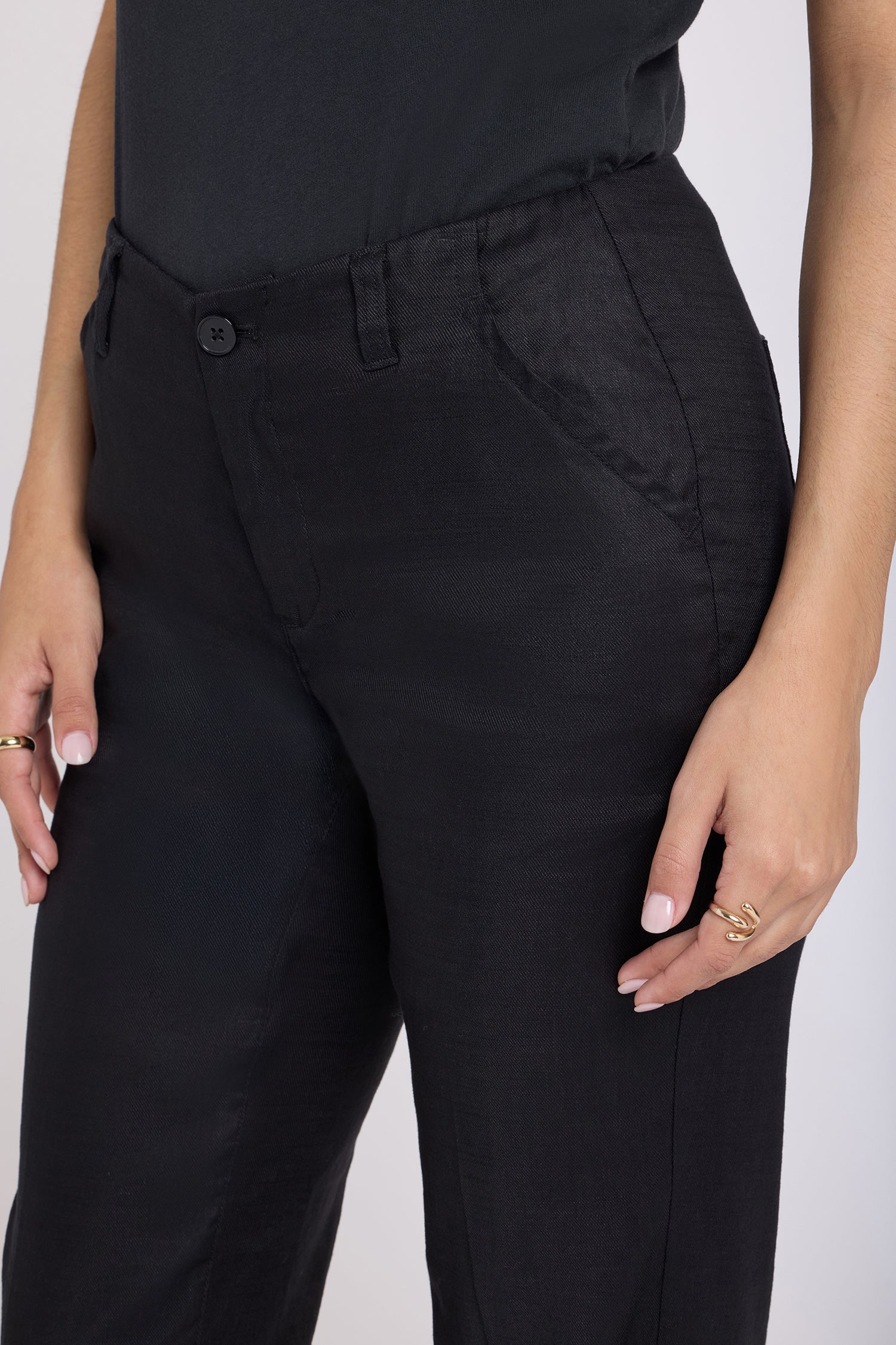 Marilyn Straight Pants - Black - Image 5