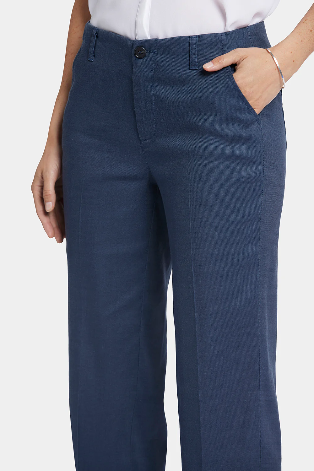 Marilyn Straight Pants - Oxford Navy - Image 6