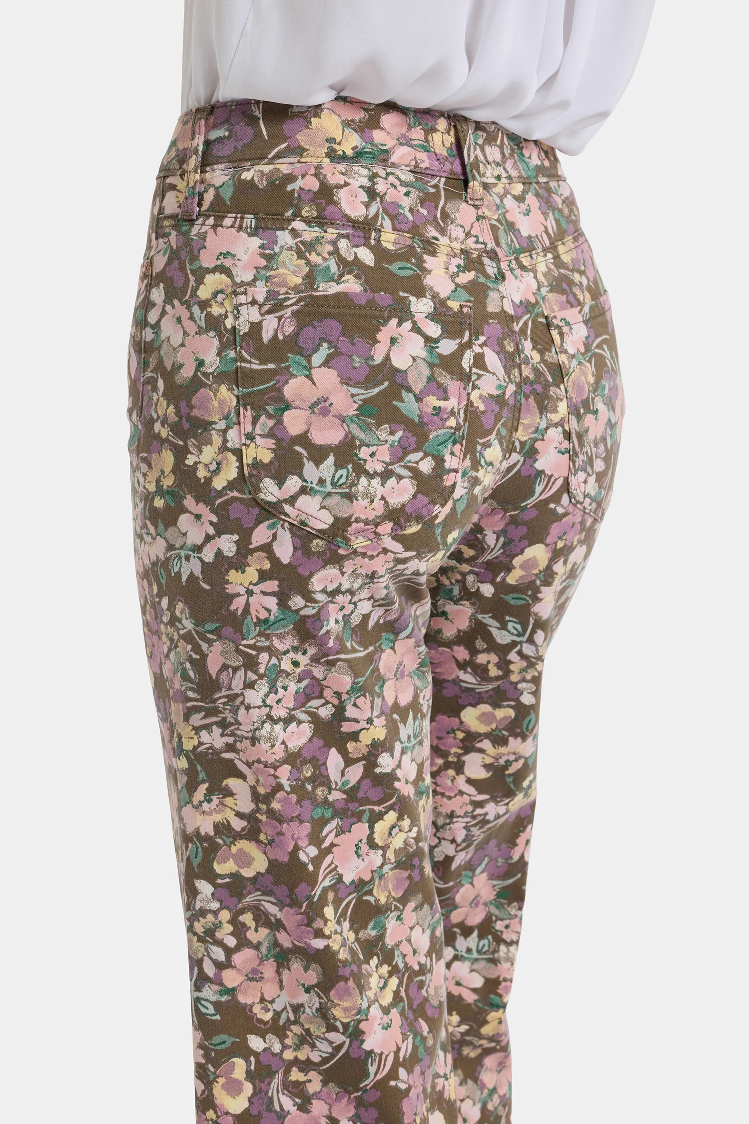 Mia Palazzo Ankle Jeans - Earth Blooms - Image 2