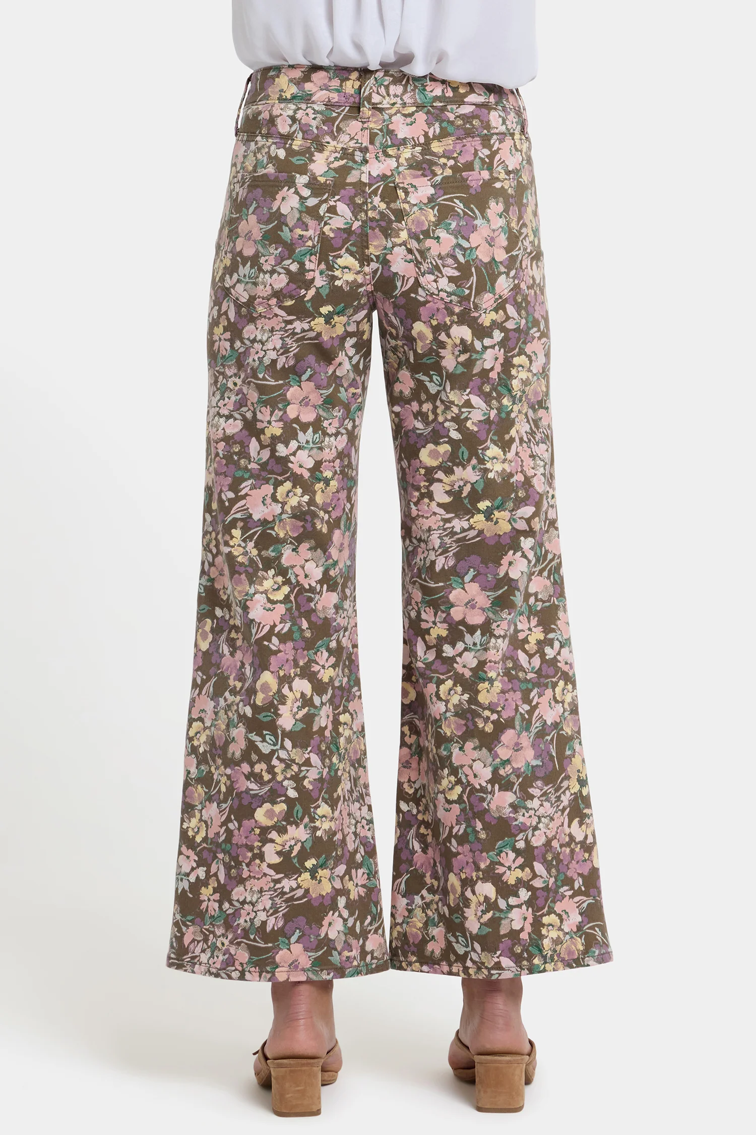 Mia Palazzo Ankle Jeans - Earth Blooms - Image 3