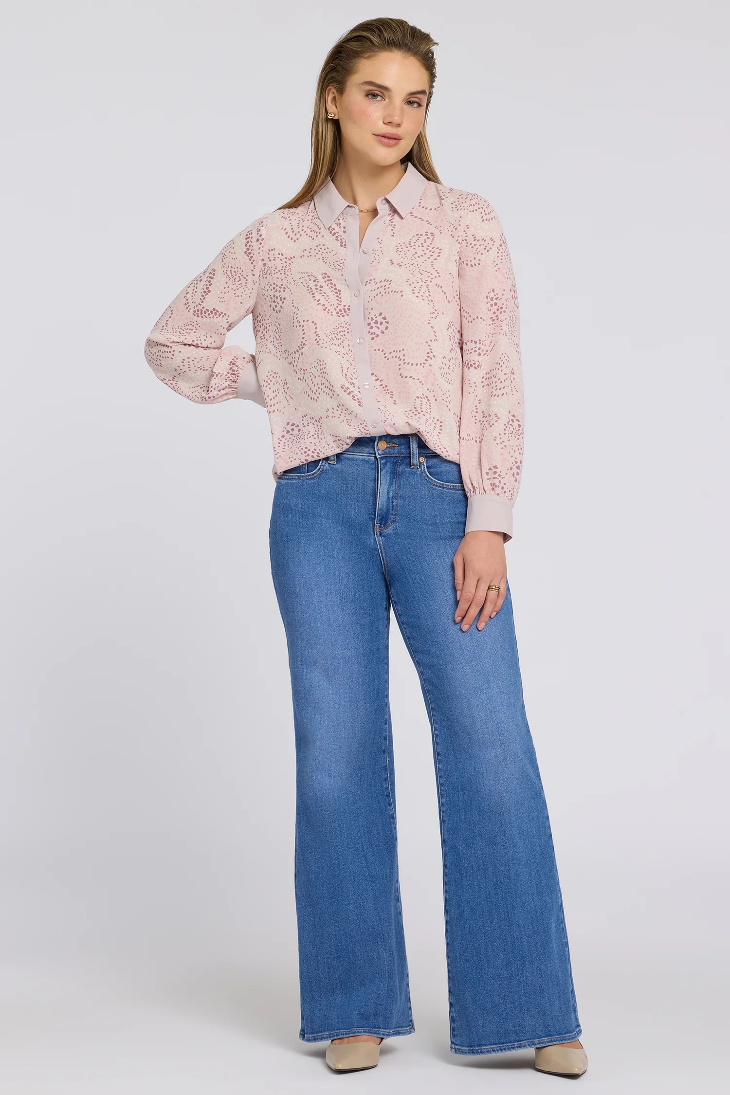 Mia Palazzo Jeans - Blue Paradise