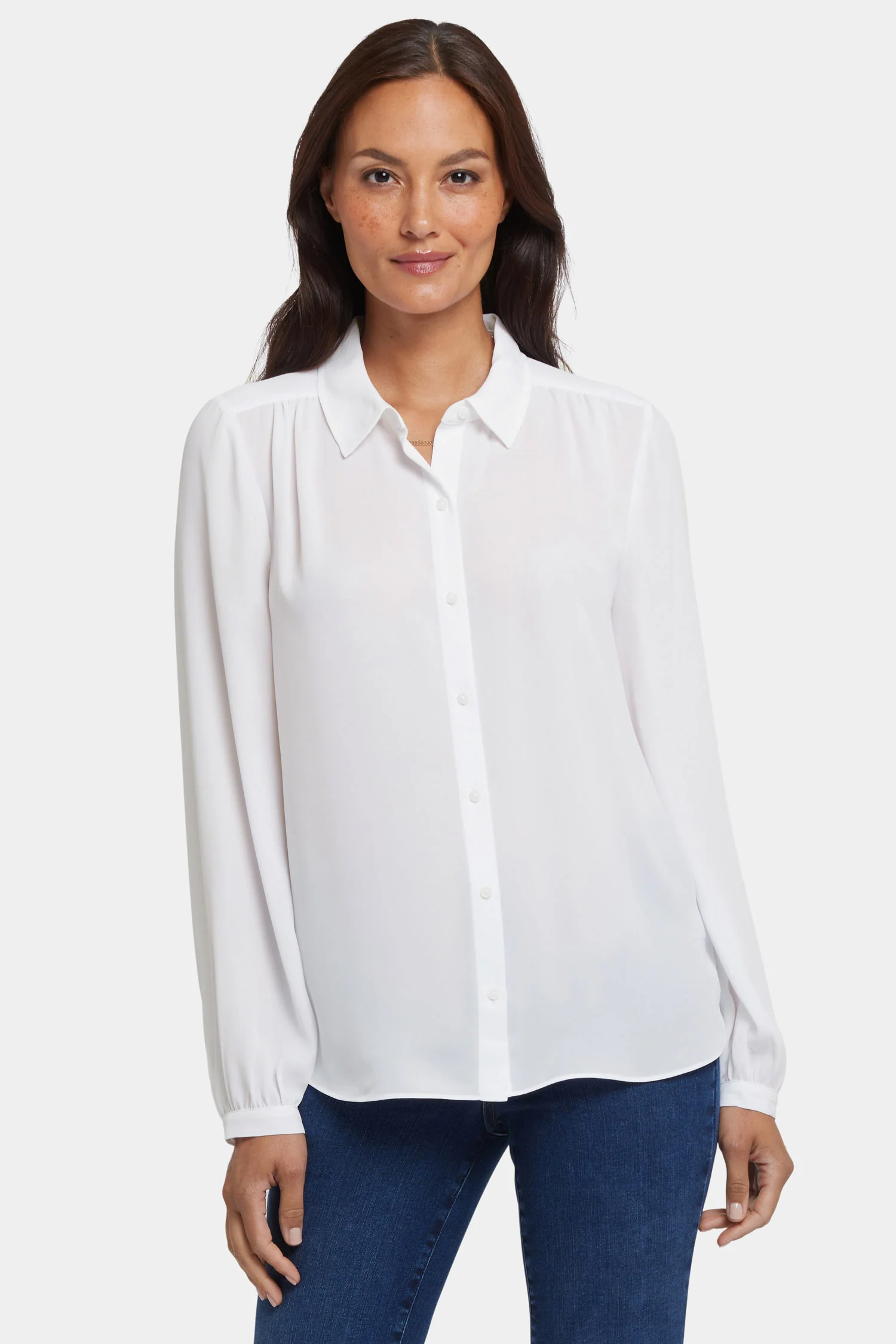 Modern Blouse - Optic White - Image 5