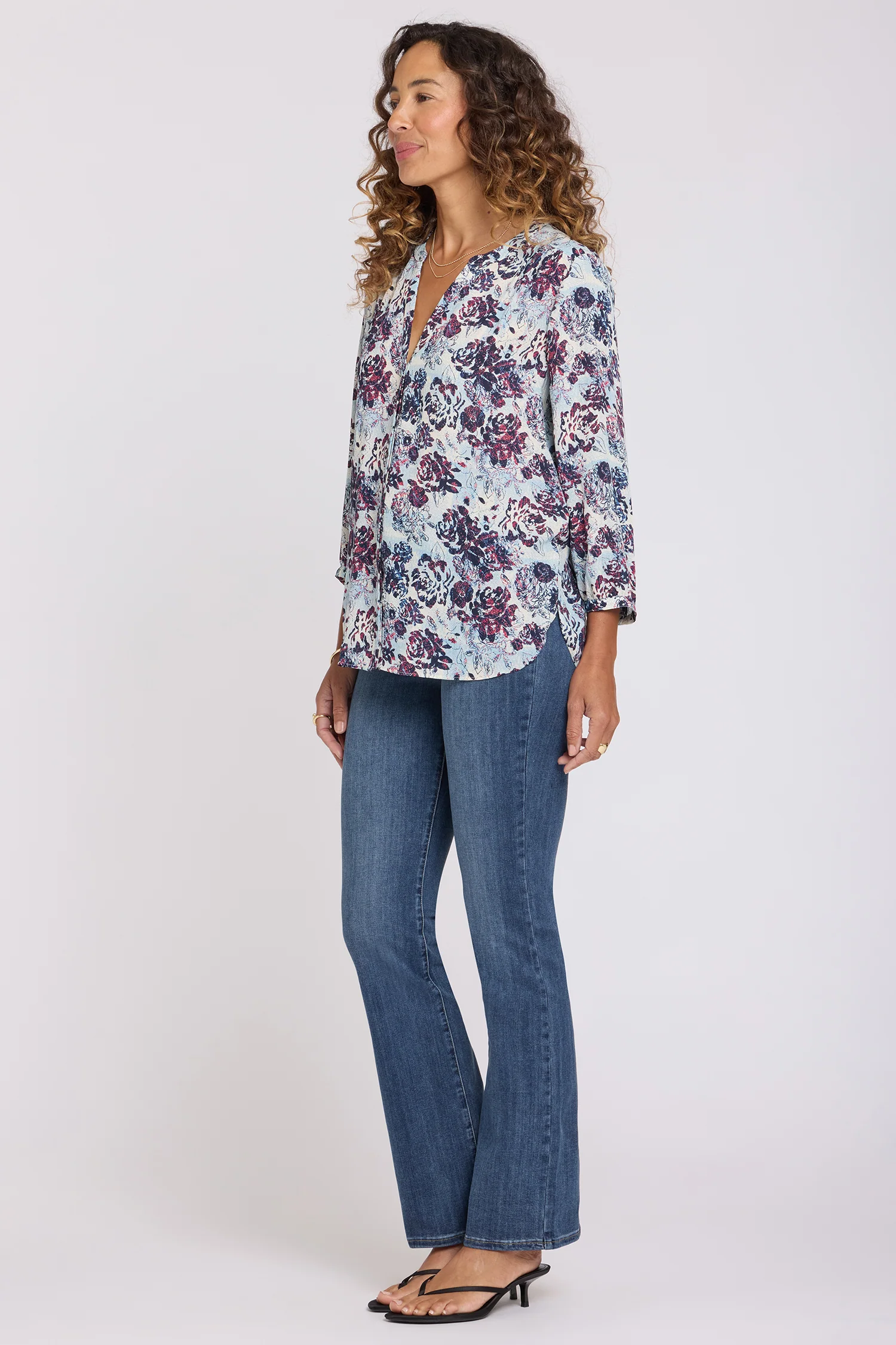 Pintuck Blouse - Ballad Abloom - Image 4