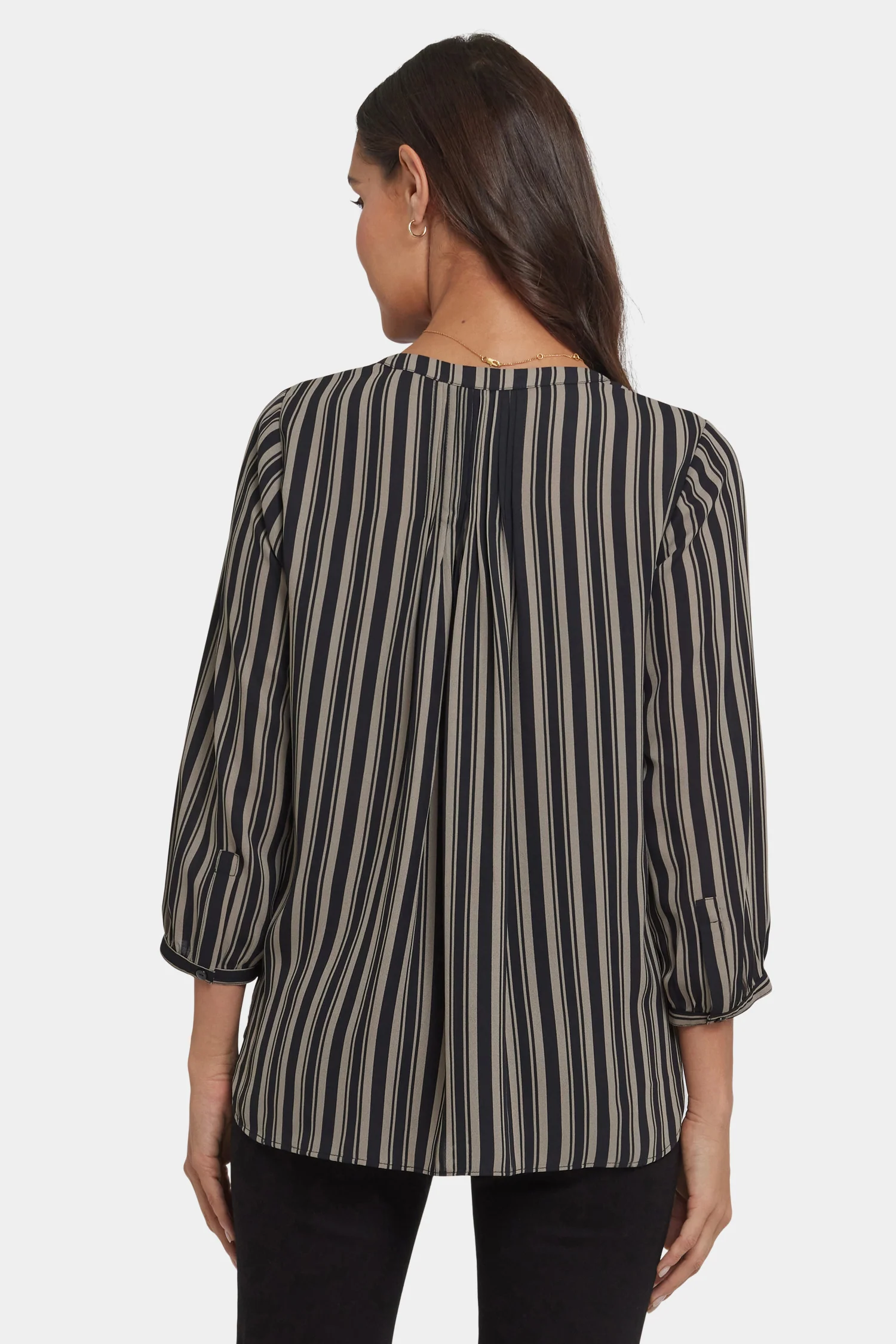 Pintuck Blouse - Benoit Stripe - Image 3