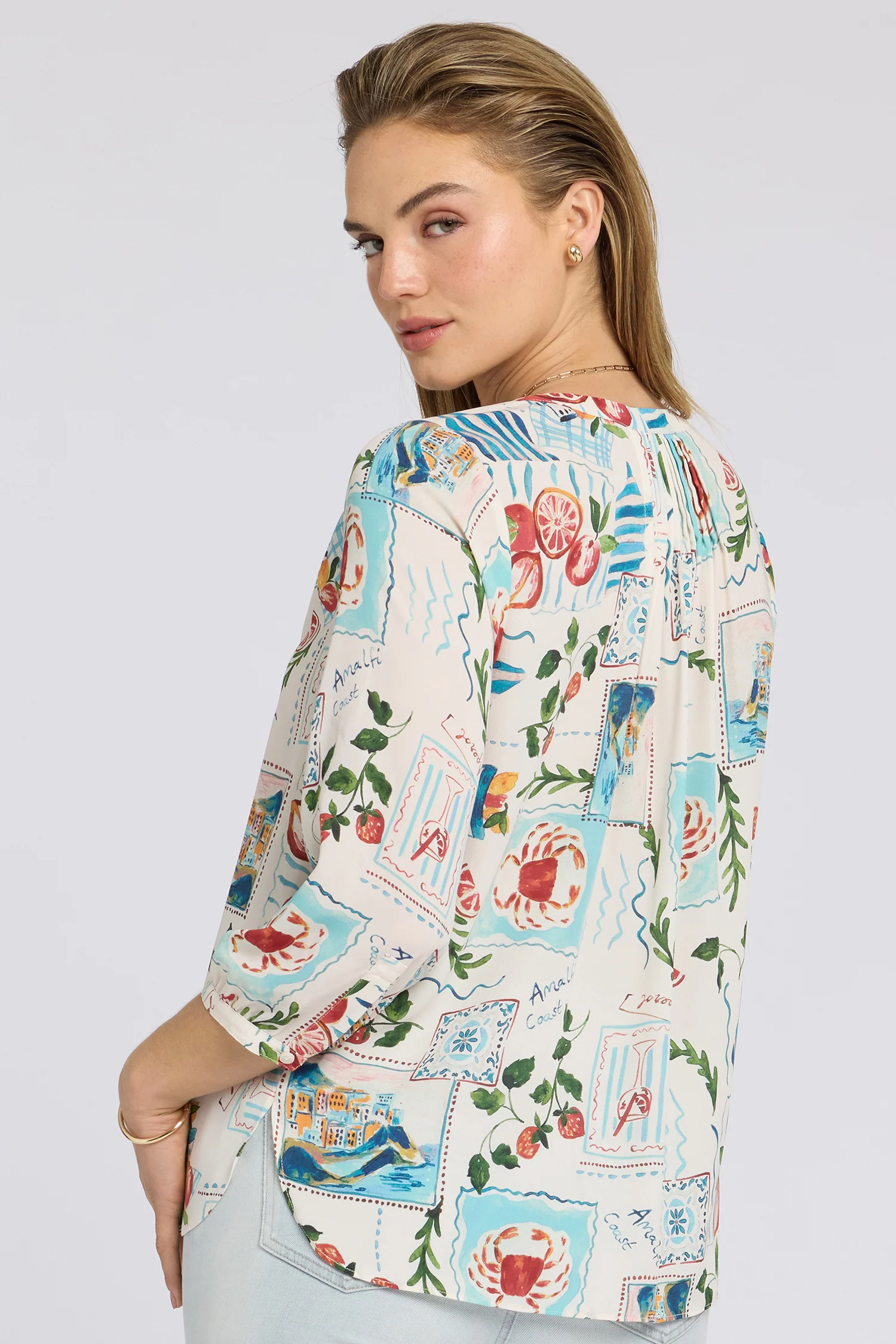 Pintuck Blouse - Dreamscape - Image 6